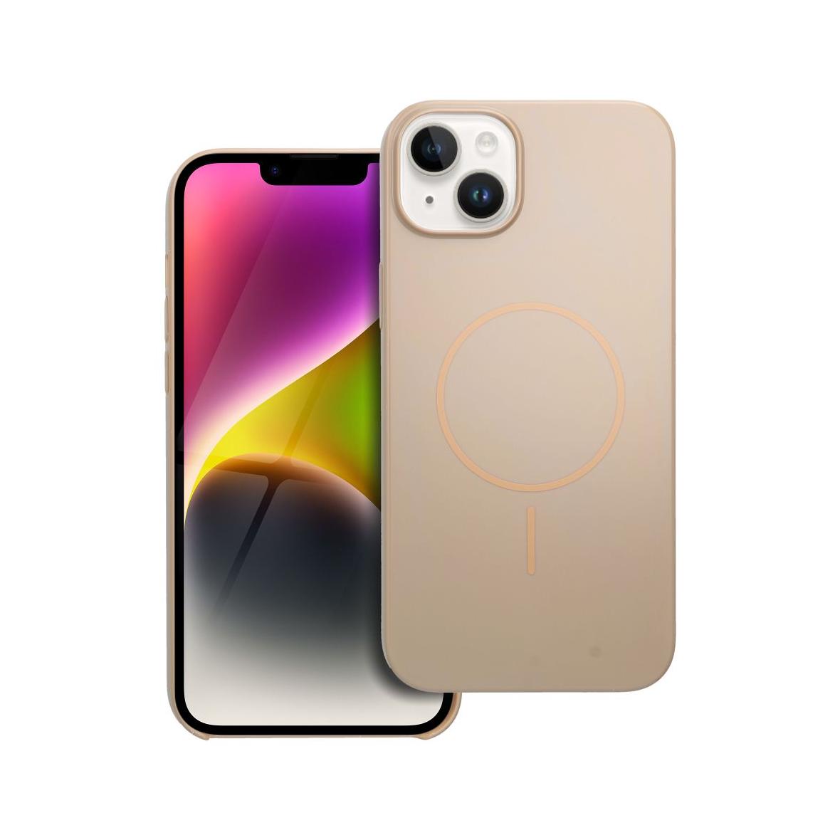 Etui na iPhone 14 PLUS Glossy Mag Cover zgodny z MagSafe złote