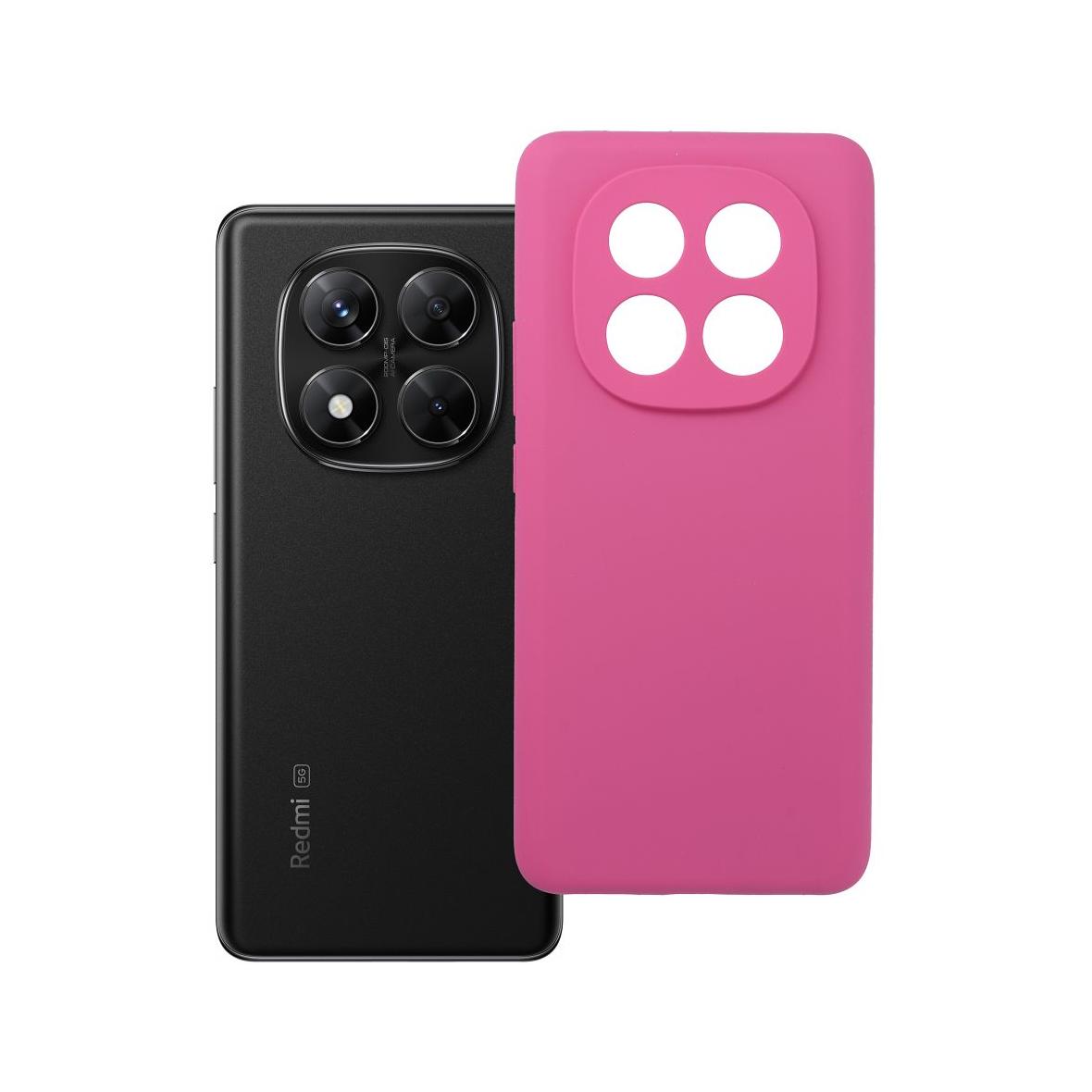 Futerał do Xiaomi Redmi Note 14 PRO 5G Silicone 2mm różowy