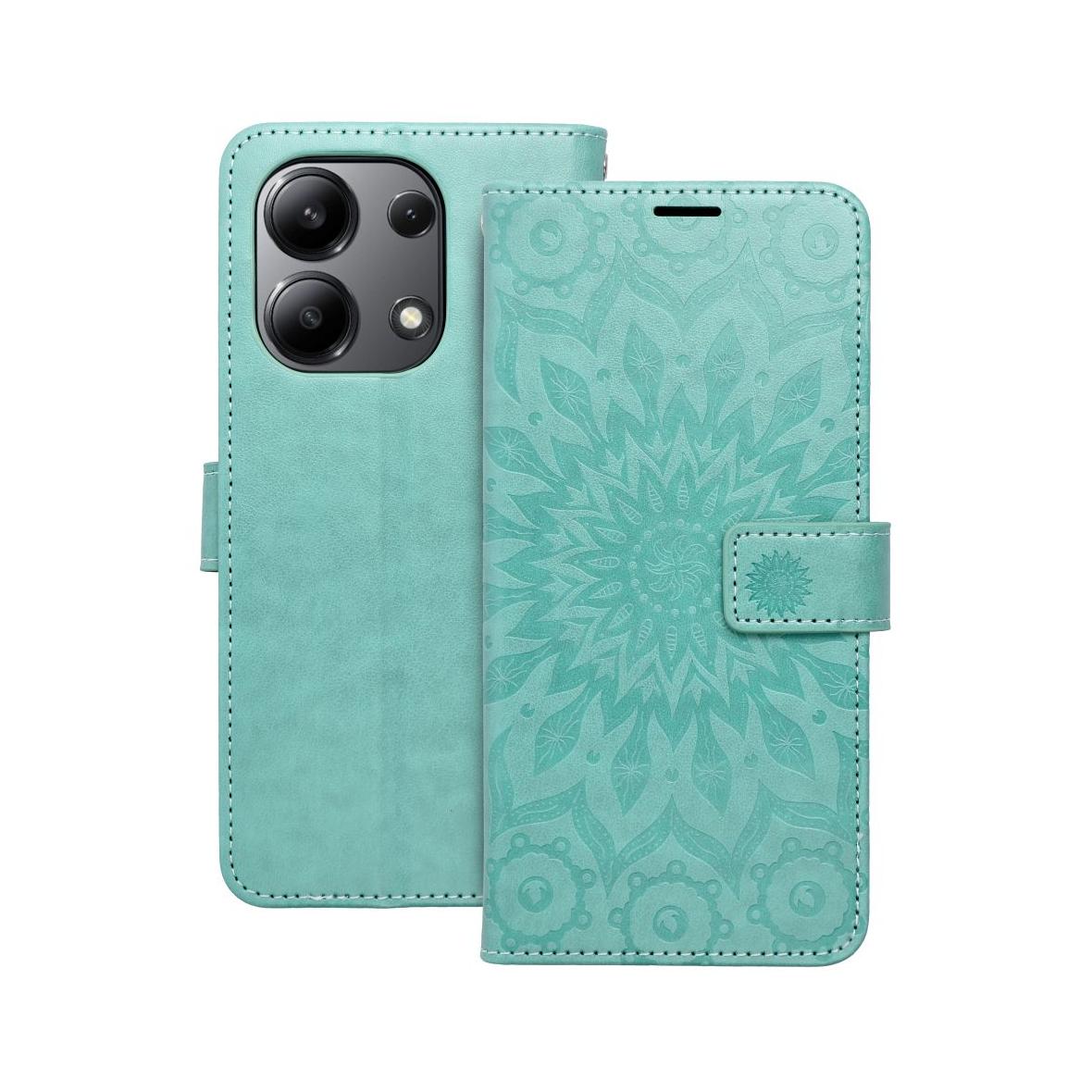 Etui z klapką na Xiaomi Redmi NOTE 13 4G Mezzo Book mandala zielone