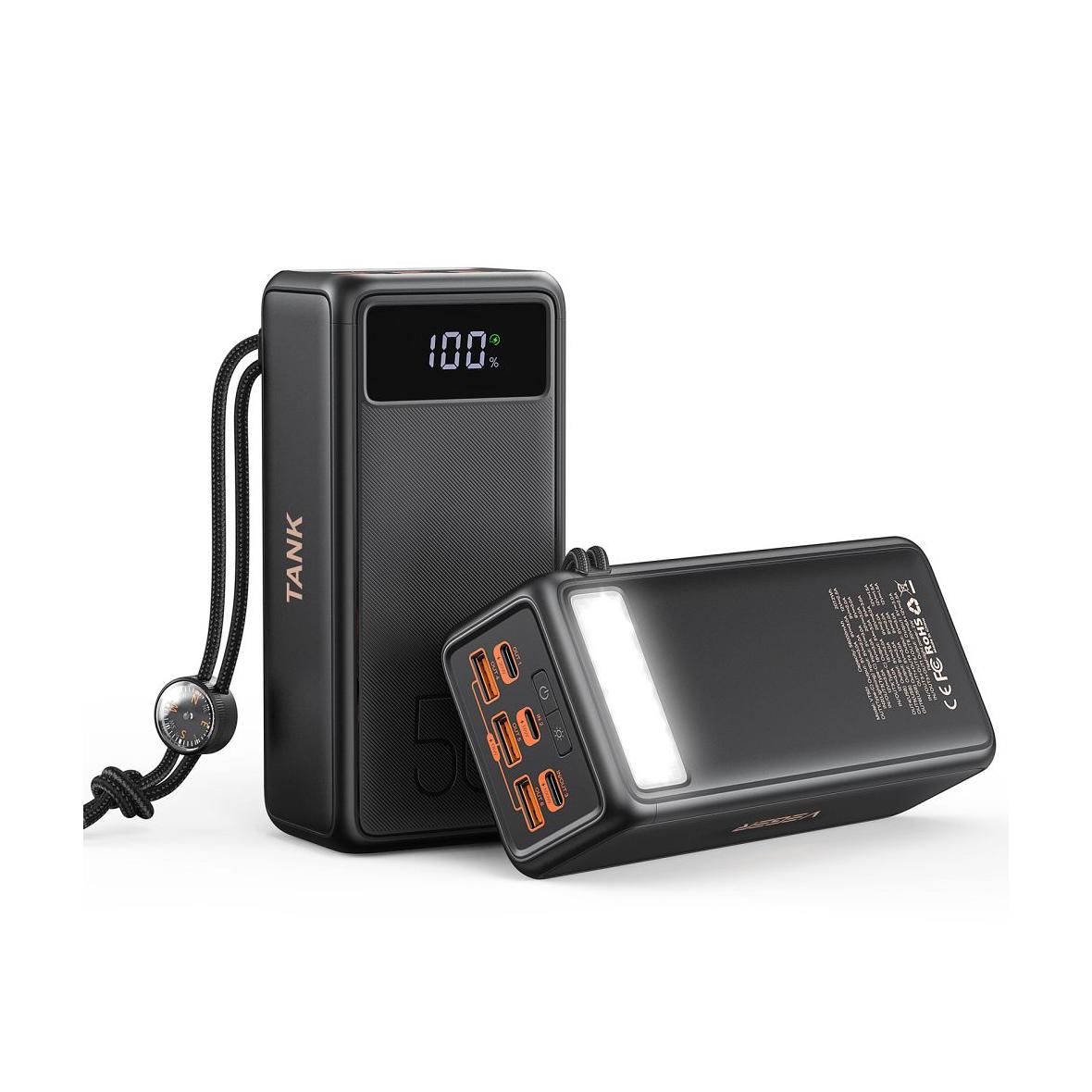Powerbank Veger Tank Boost (W5001C) PD QC3.0 5A 130W 56000 mAh czarny