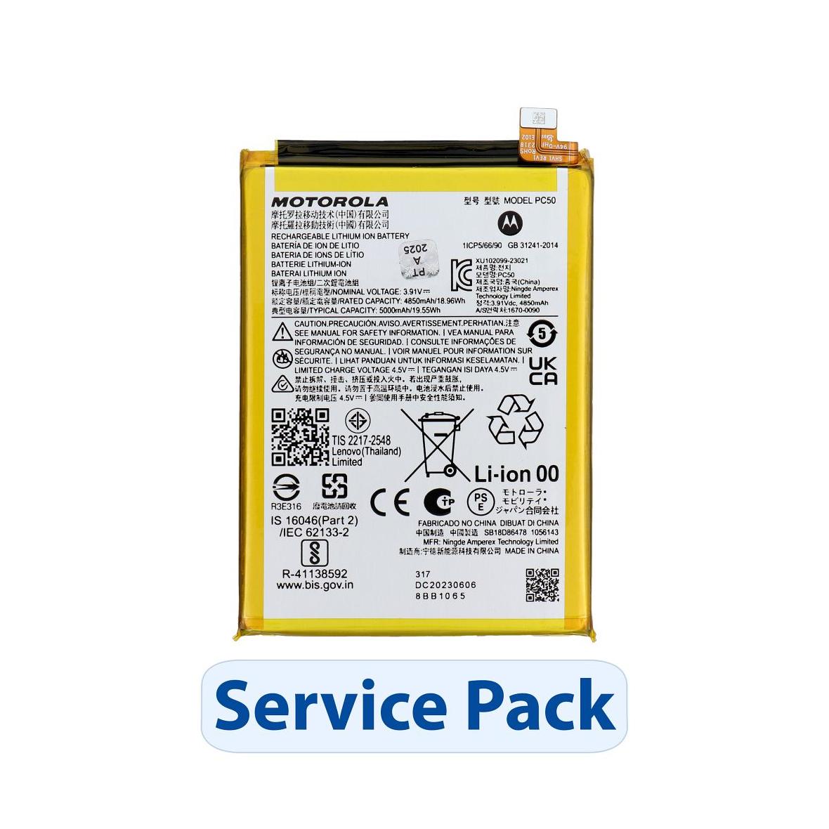 ServicePack Bateria SB18D86478 do Motorola Moto G14/G54