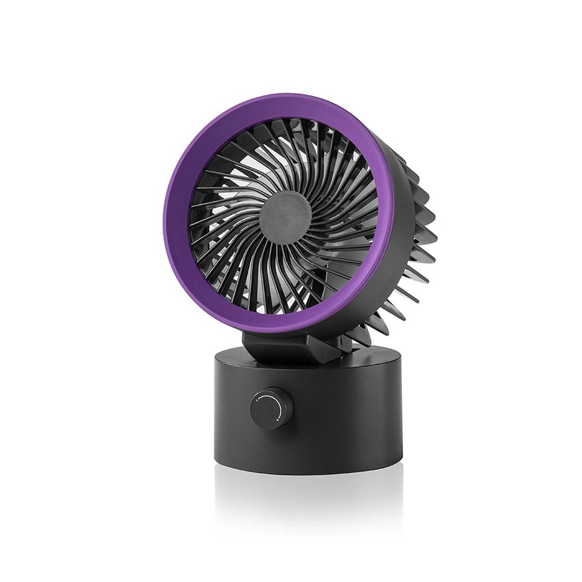 Wentylator / wiatrak biurkowy zasilany z USB A LLD-F87U szary