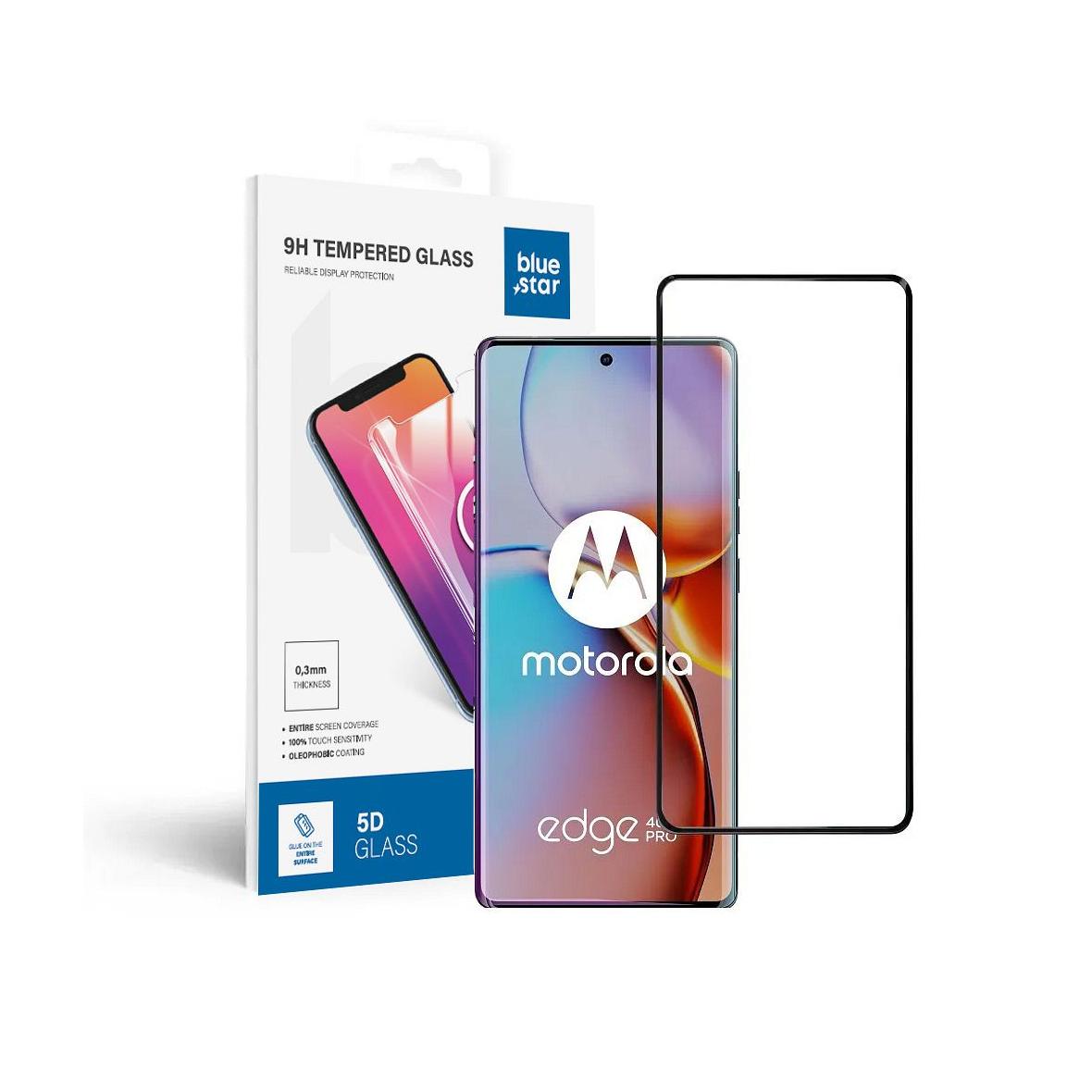 Szkło hartowane do Motorola Edge 40 PRO Blue Star 5D czarne