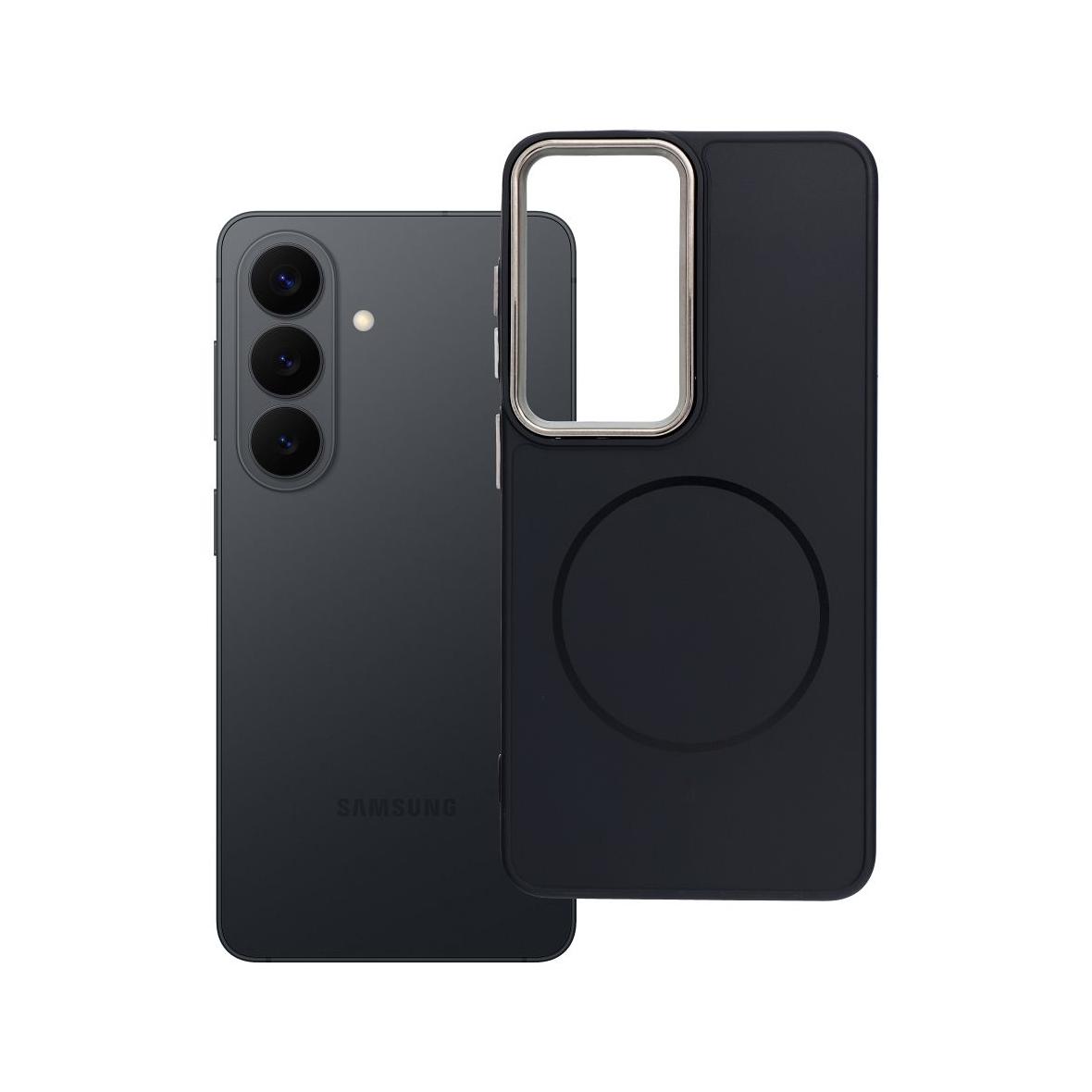 Futerał do Samsung S26 Frame Mag Cover zgodny z MagSafe czarny
