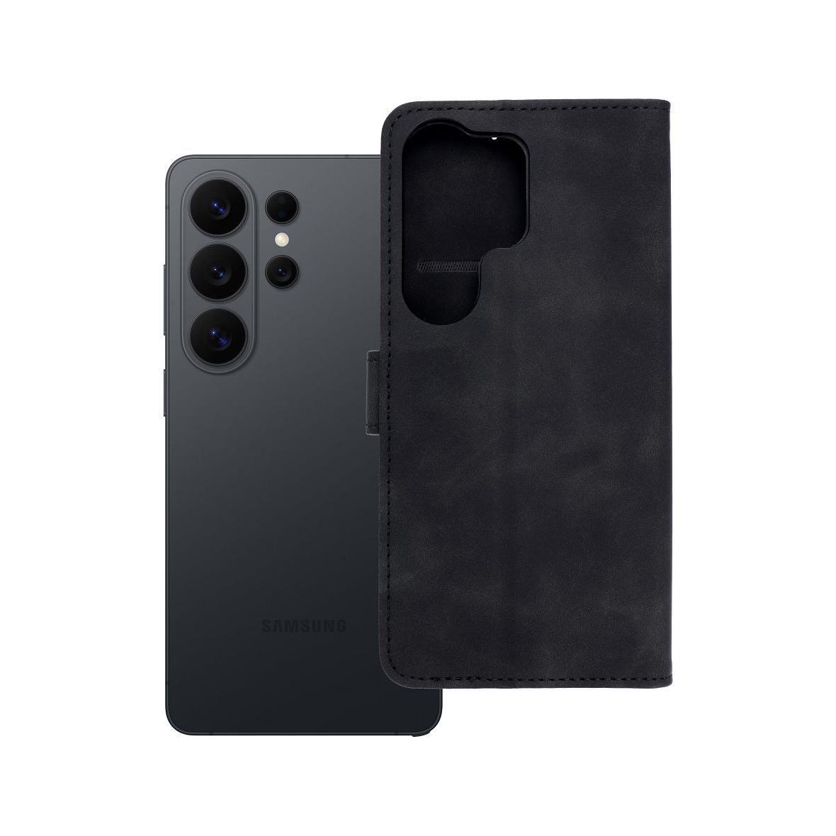 Etui z klapką na Samsung S26 ULTRA Tender Book czarne
