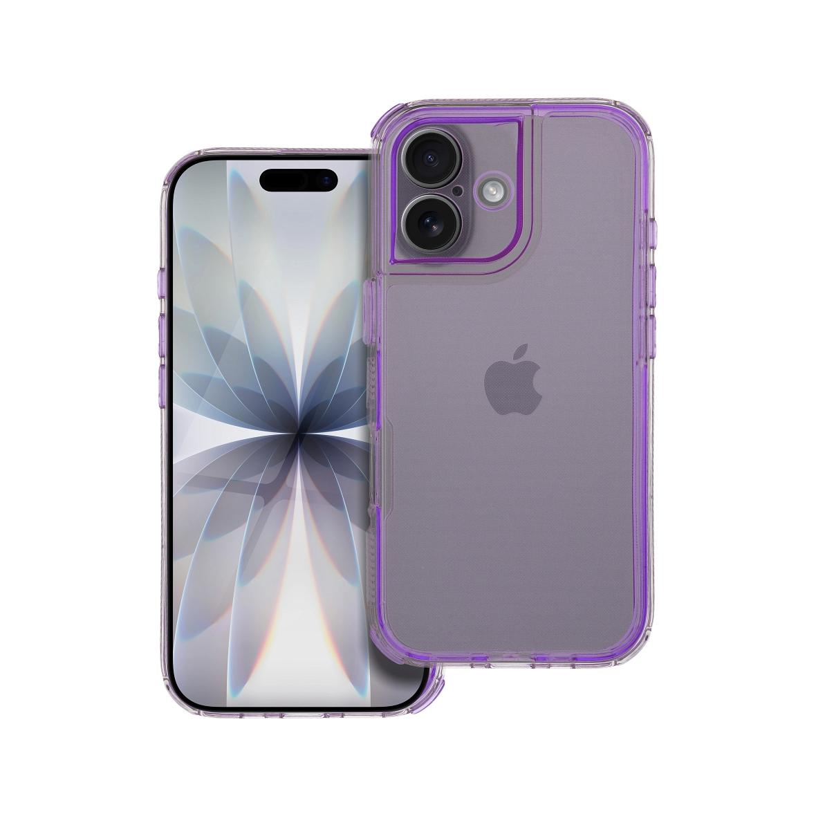 Futerał do iPhone 17 Matrix Clear jasnofioletowy