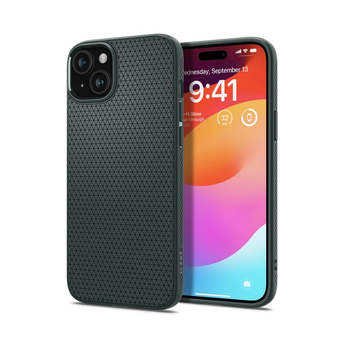 SPIGEN futerał LIQUID AIR do IPHONE 15 abyss green