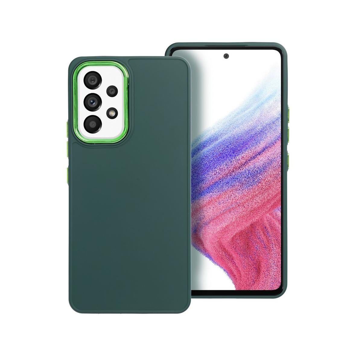 Futerał do Samsung A53 5G Frame zielony