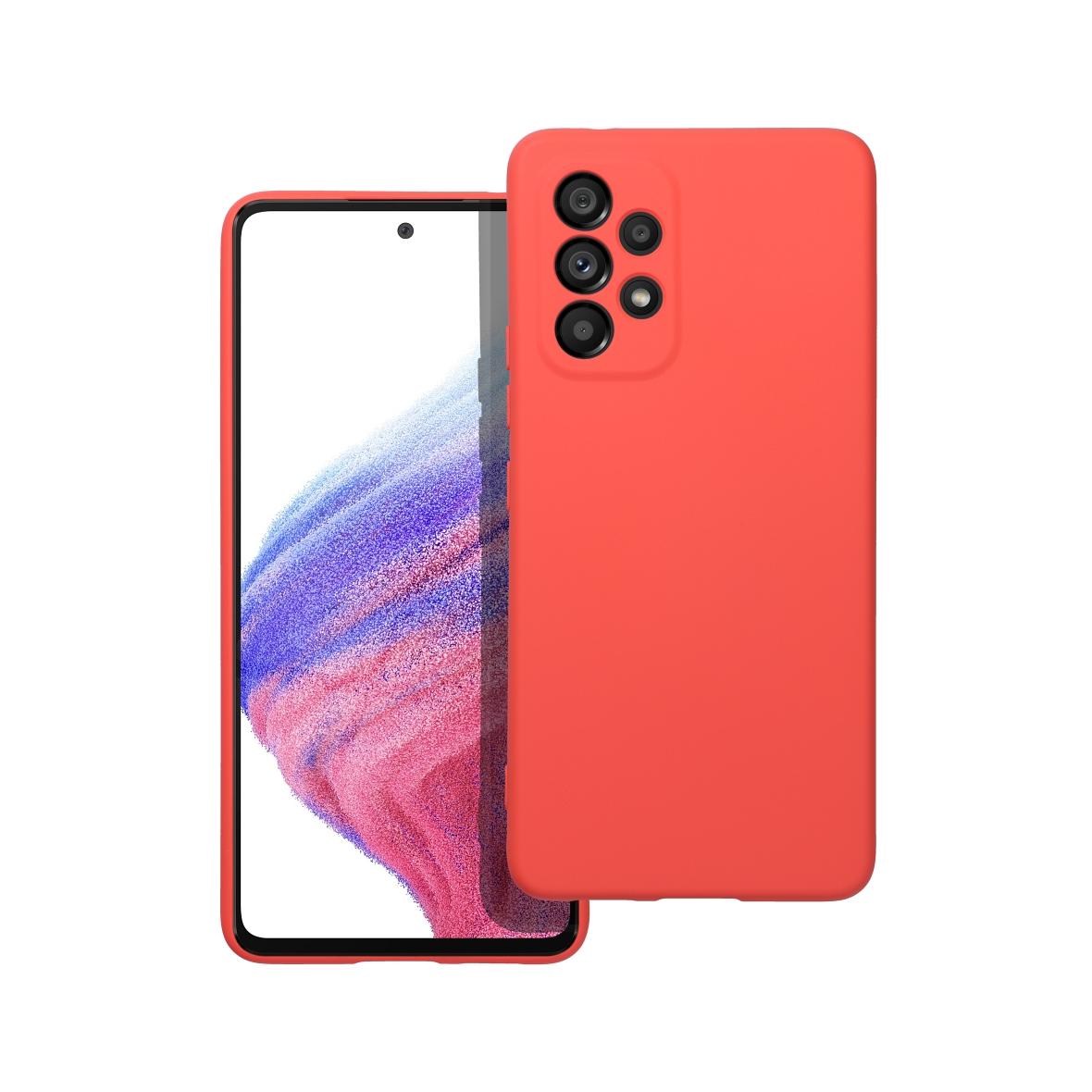 Futerał do Samsung A53 5G Silicone brzoskwiniowy