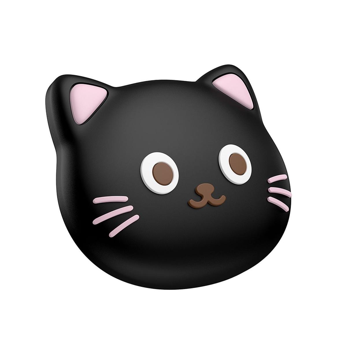 Lokalizator zgodny z Apple Find My Hoco w kształcie kota E91D czarny