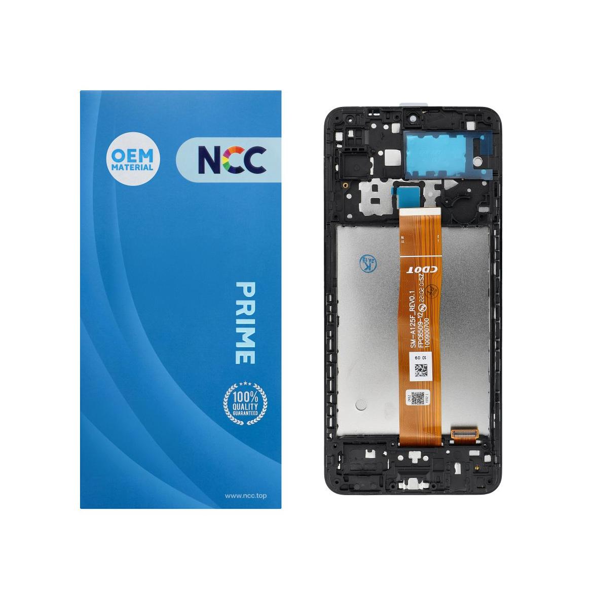 NCC Wyświetlacz LCD do SAMSUNGA 12S A127 F/U/M OEM z ramką