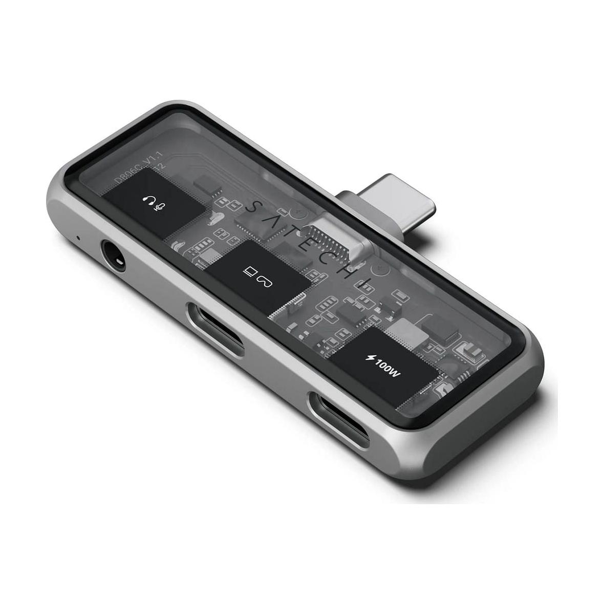 Adapter HUB 3w1 USB C Satechi Mobile XR ST-HXRAJM szary