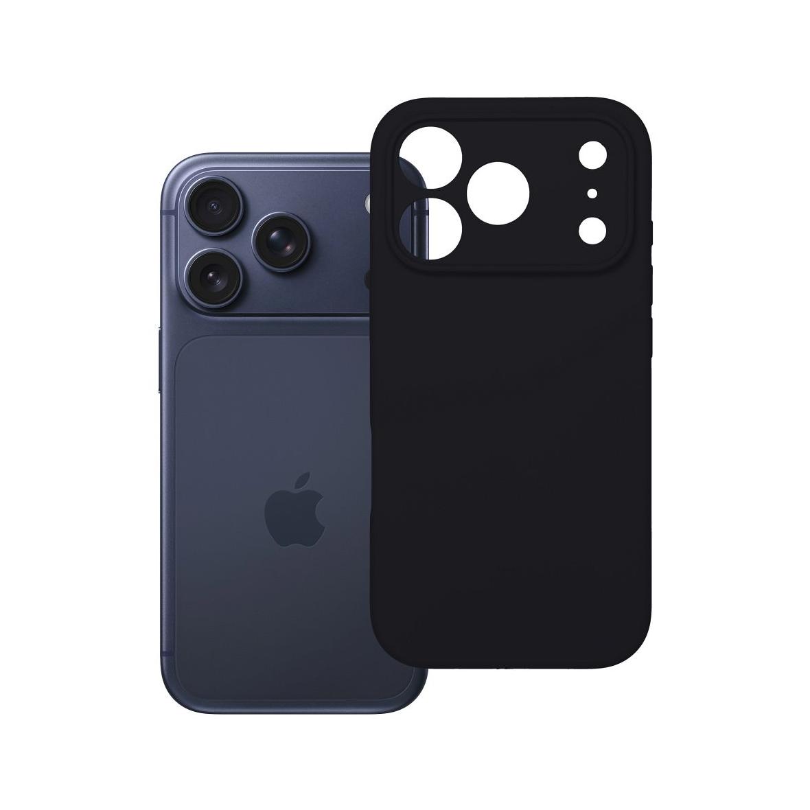 Futerał do iPhone 17 PRO MAX Silicone 2mm czarny