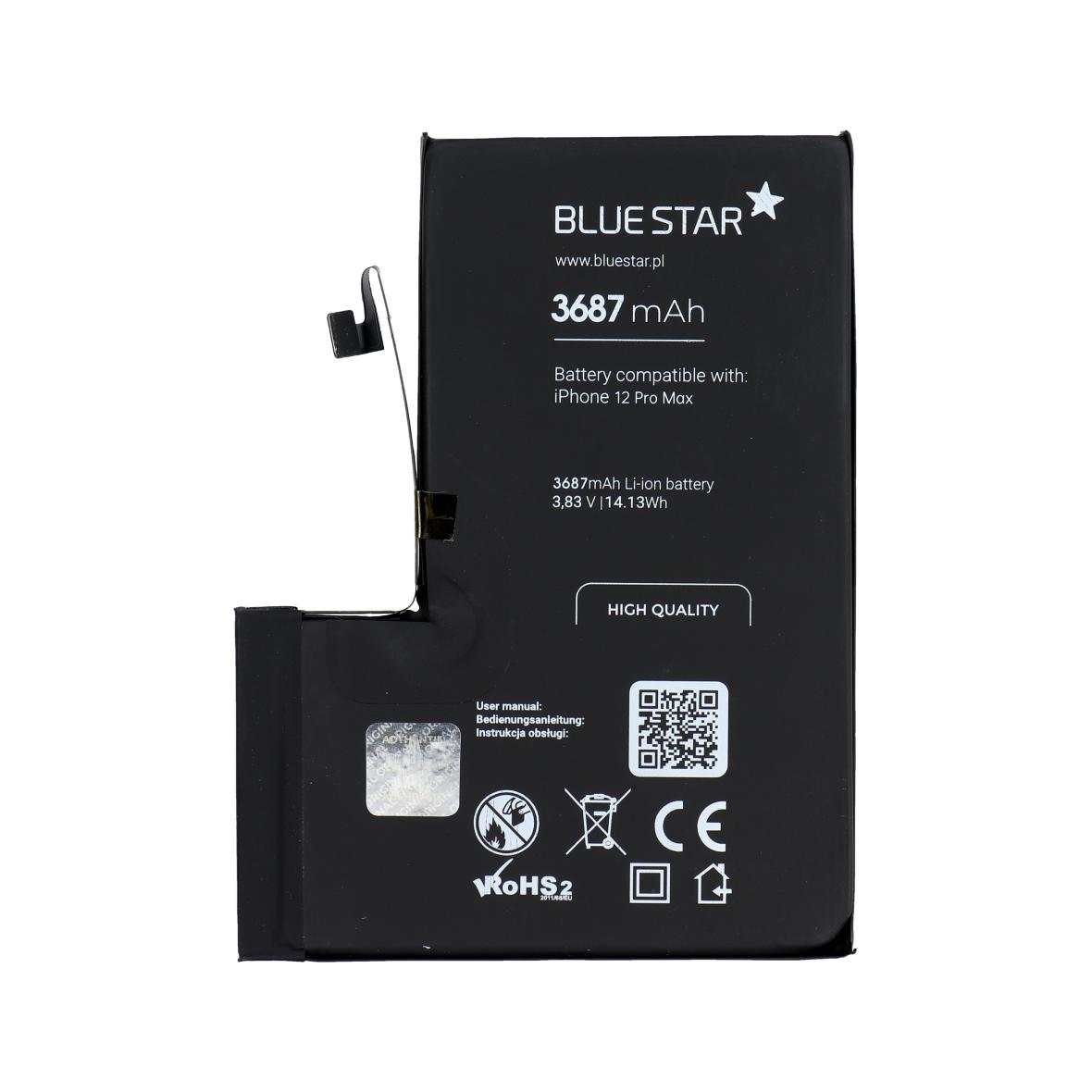 Bateria do iPhone 12 PRO MAX 3687 mAh Blue Star HQ