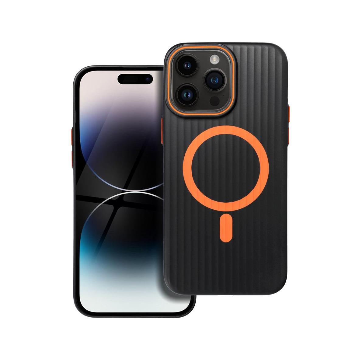 Futerał do iPhone 14 PRO MAX Simply zgodny z MagSafe tytanowy czarny