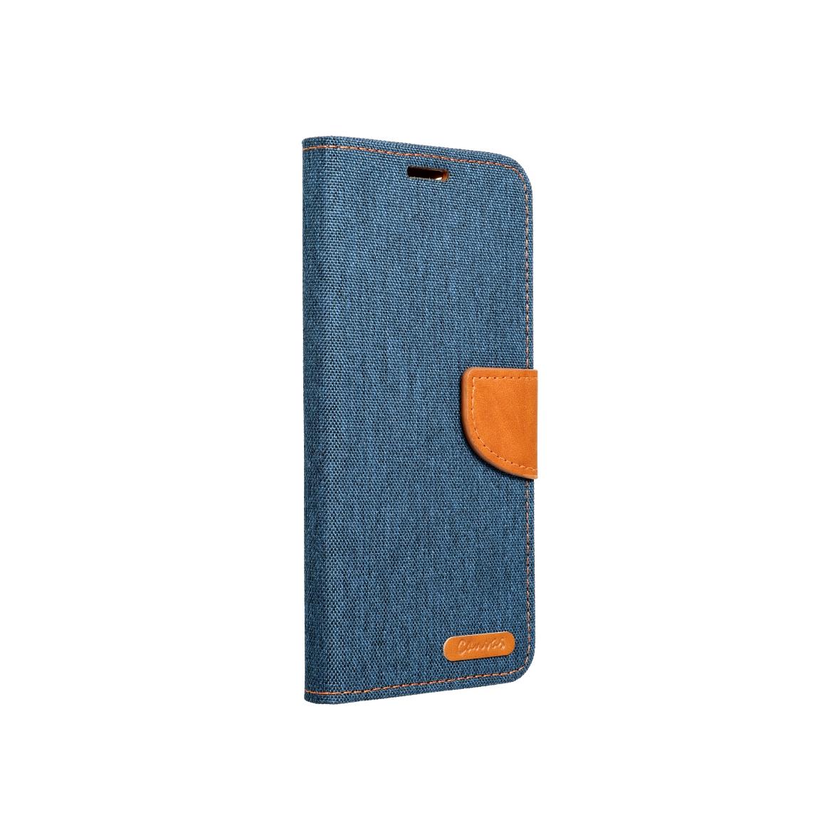 Etui z klapką na iPhone 16 PRO Canvas Book granatowe