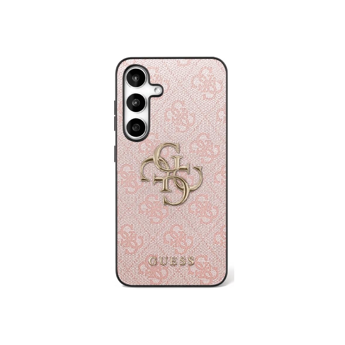 GUESS futerał do SAMSUNG S25 FE GUHCS25FE4GMGPI (PU Leather 4G Metal Logo) różowy