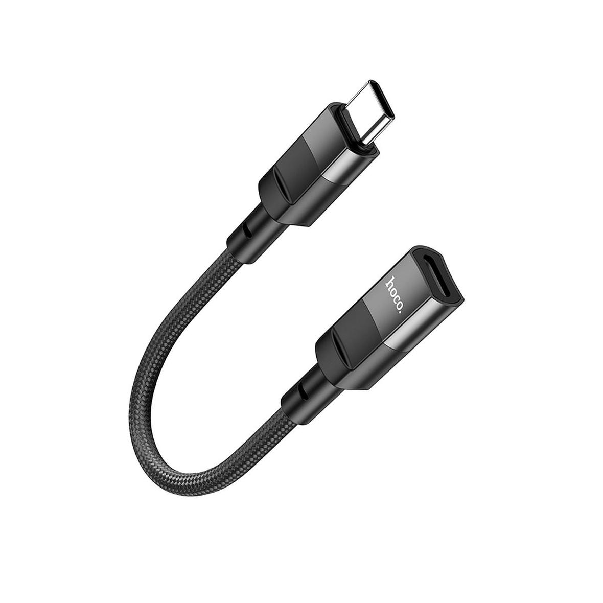 Adapter OTG USB C do Lightning Hoco 3A 0,1 m U107 czarny