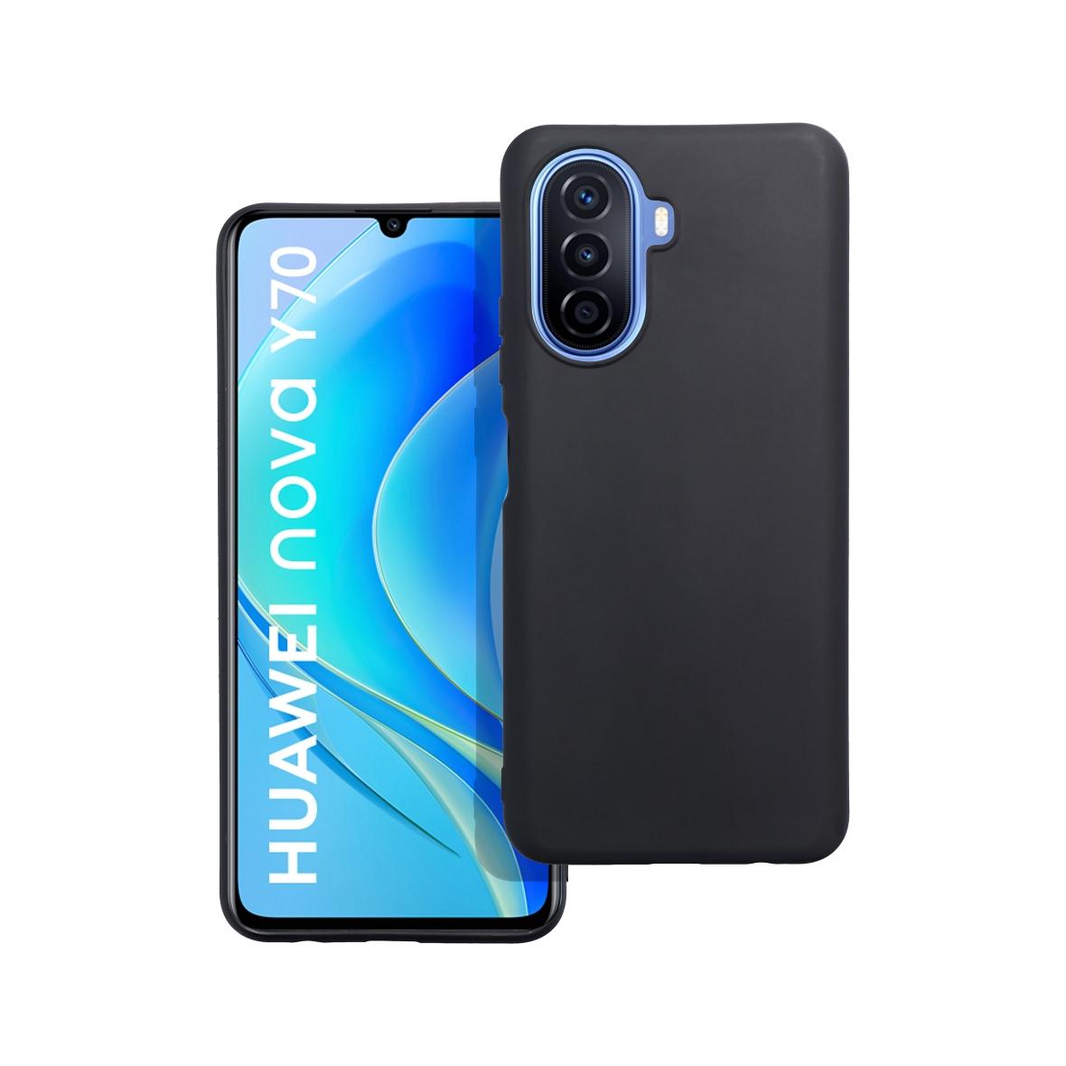 Futerał MATT do Huawei Nova Y70 czarny