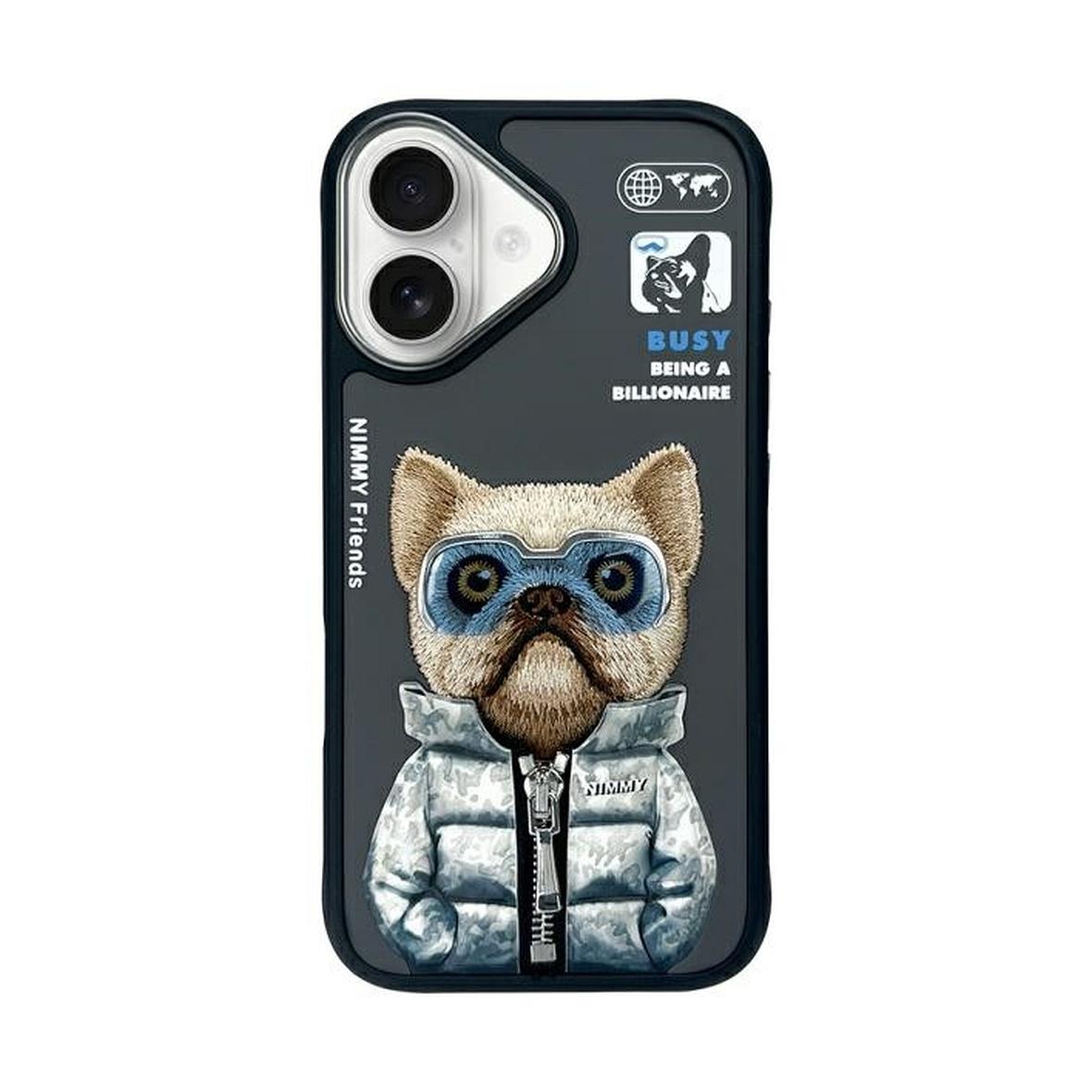 NIMMY futerał COOL&CUTE 2.0 Dog do IPHONE 16 czarny