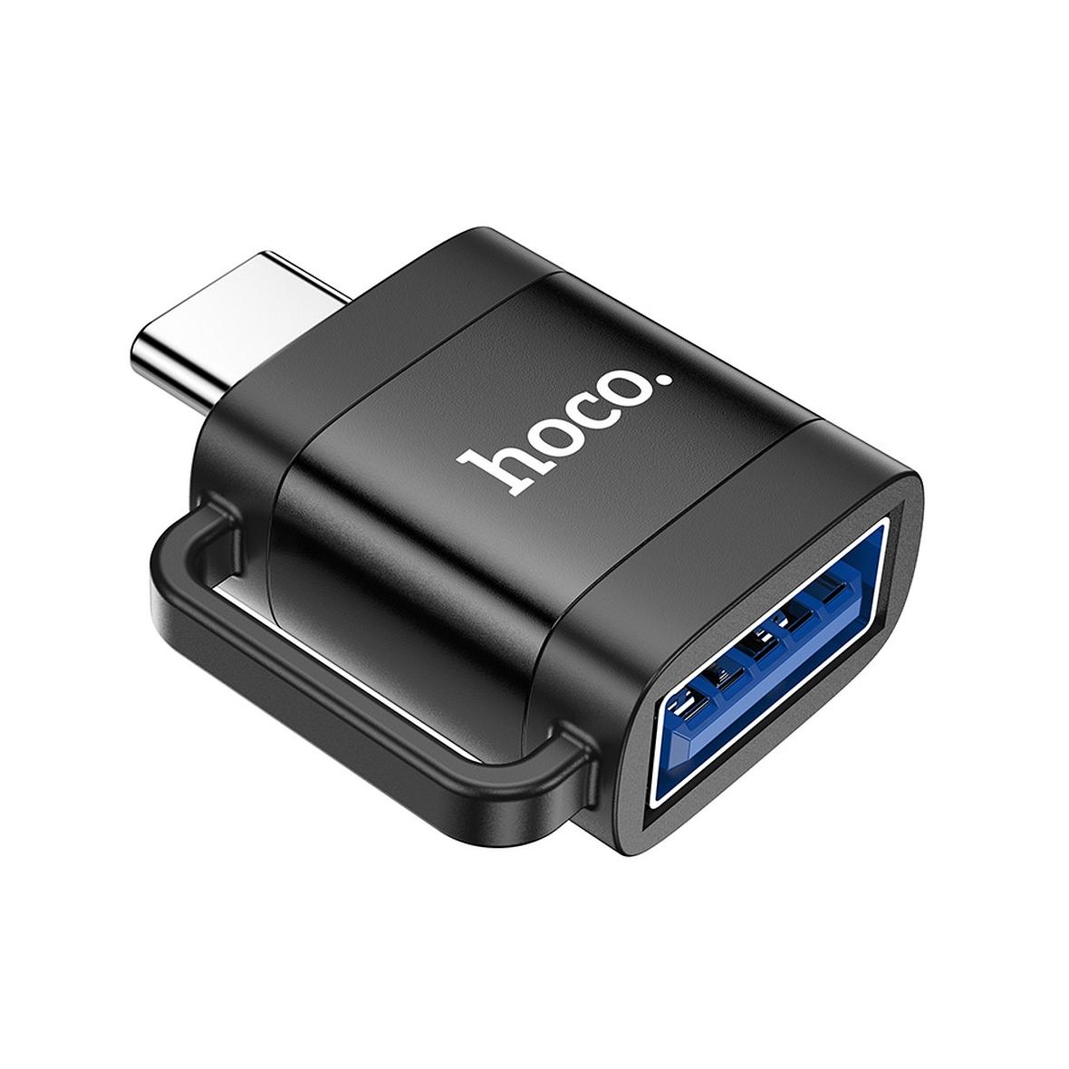 Adapter OTG USB C do USB A Hoco 3A UA31C czarny