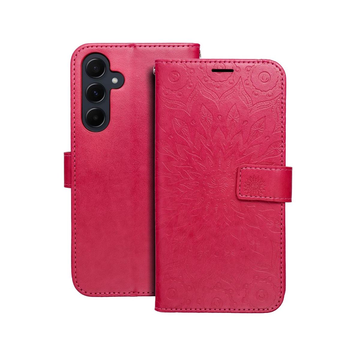 Etui z klapką na Samsung A55 5G Mezzo Book mandala magenta