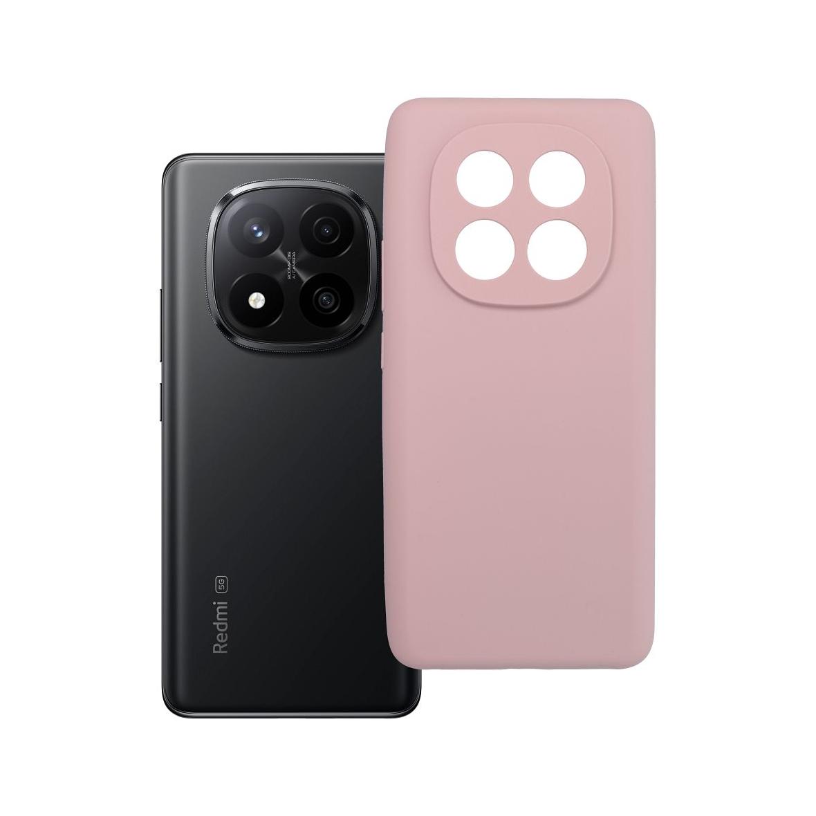 Futerał do Xiaomi Redmi Note 14 PRO PLUS 5G Silicone 2mm pudrowy róż