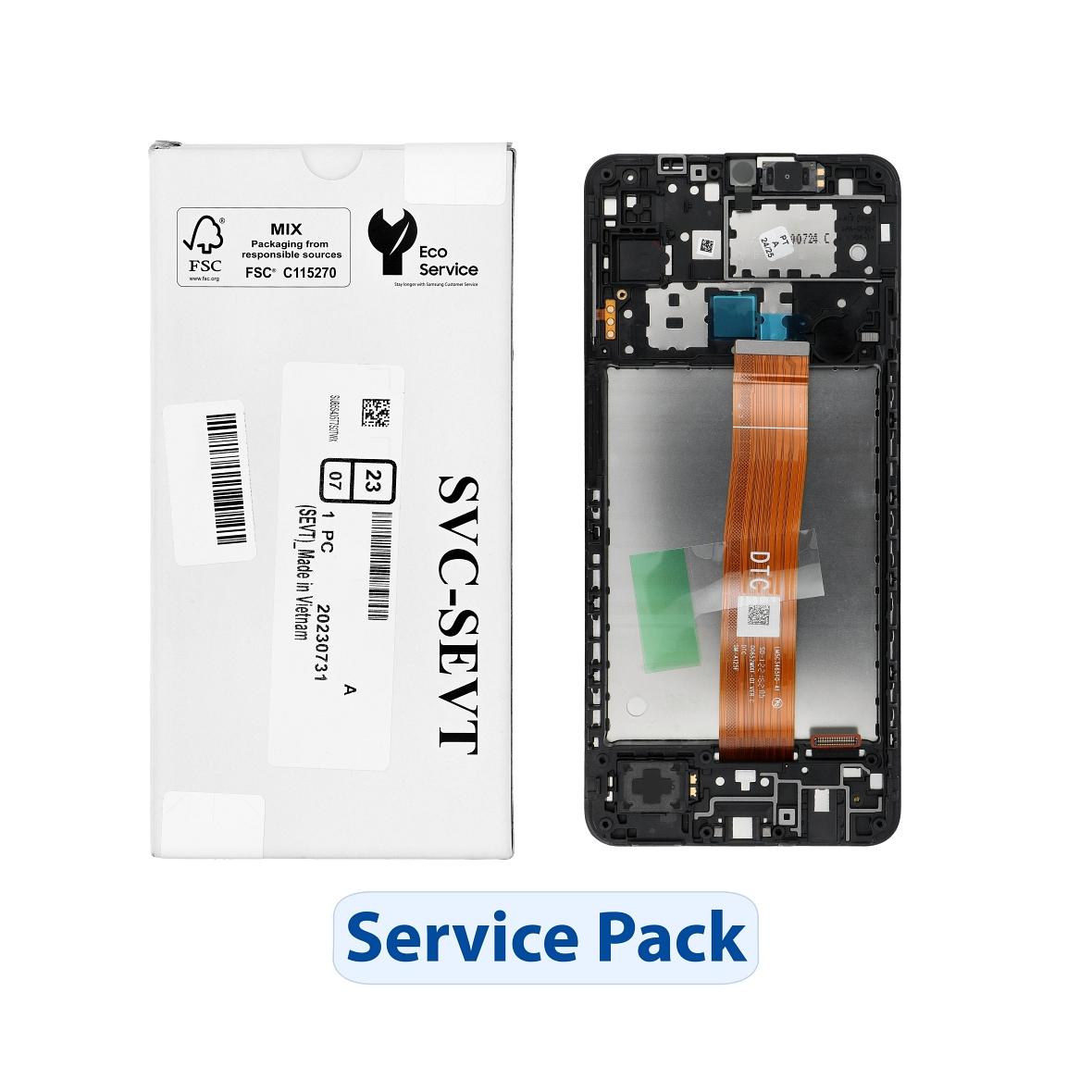 ServicePack Wyświetlacz LCD SAMSUNG A12 A125F GH82-24490A