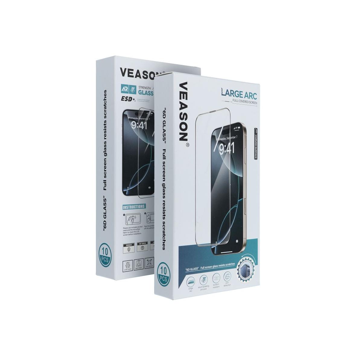 Szkło Hartowane 6D Pro Veason Glass (SET 10in1) - do Samsung Galaxy A57 5G czarny