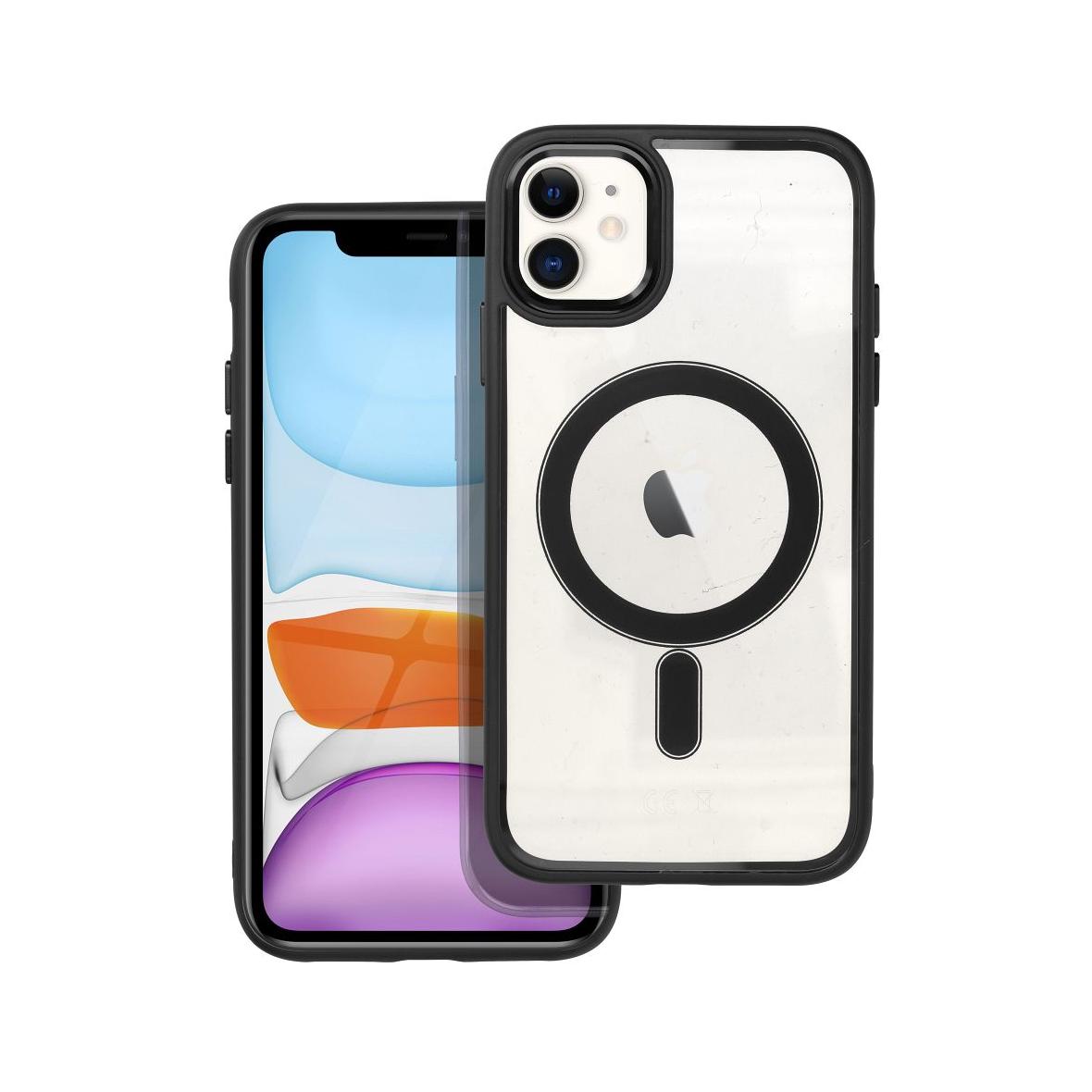 Futerał do iPhone 11 Color Edge Mag Cover zgodny z MagSafe czarny