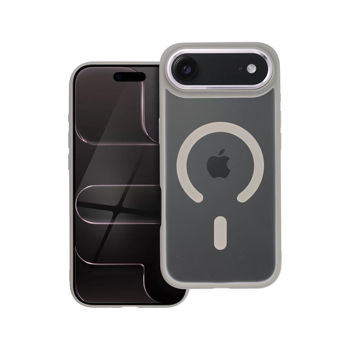 Futerał do iPhone 17 AIR Matte Mag Cover zgodny z MagSafe tytanowy