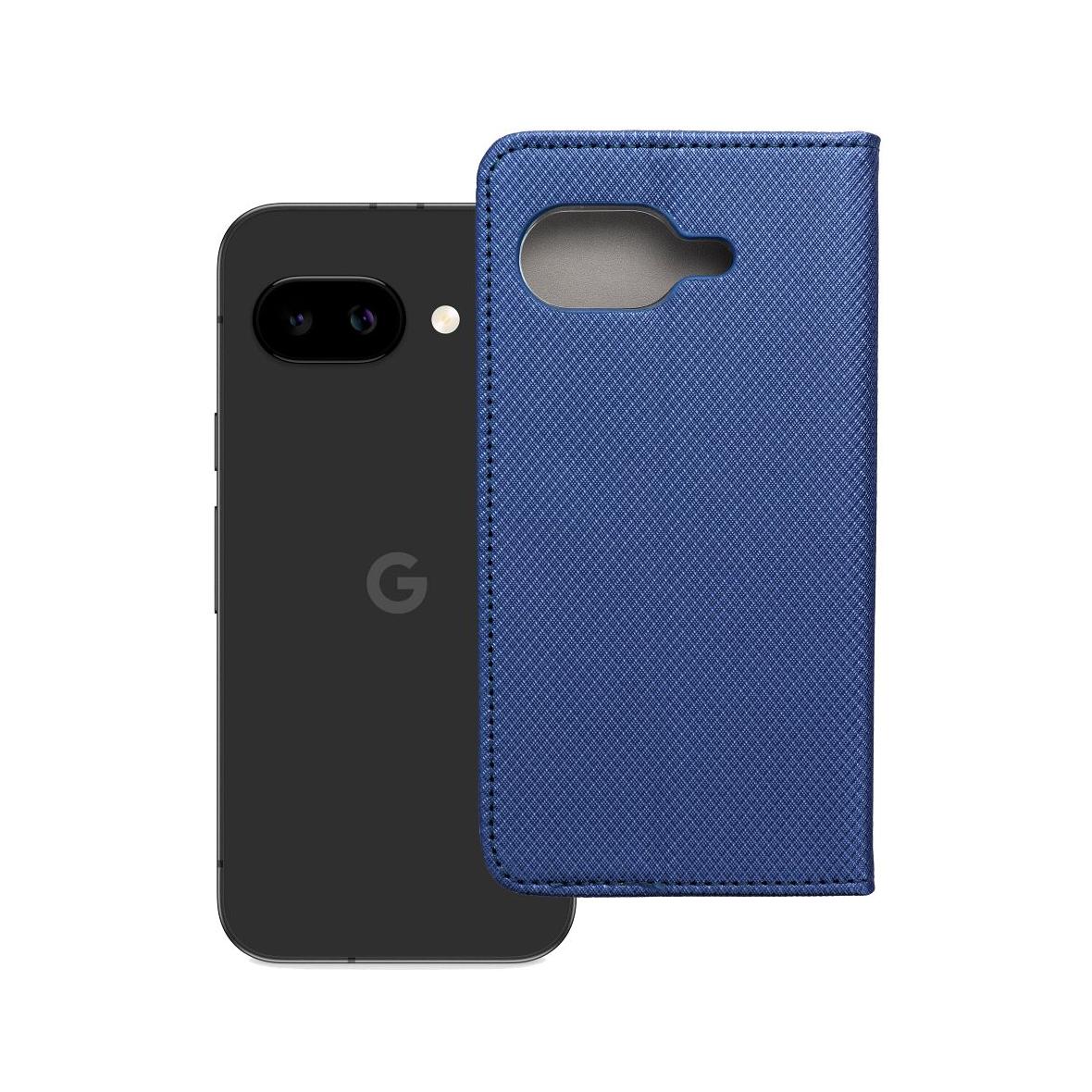 Etui z klapką na Google Pixel 9a Smart Case Book granatowe