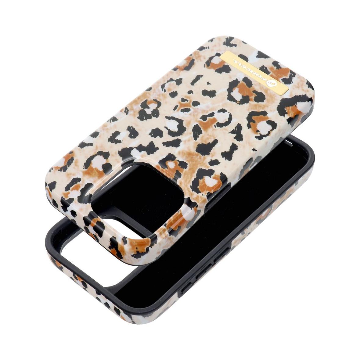 Etui na iPhone 15 Forcell F-Protect Mirage zgodny z MagSafe wild panther