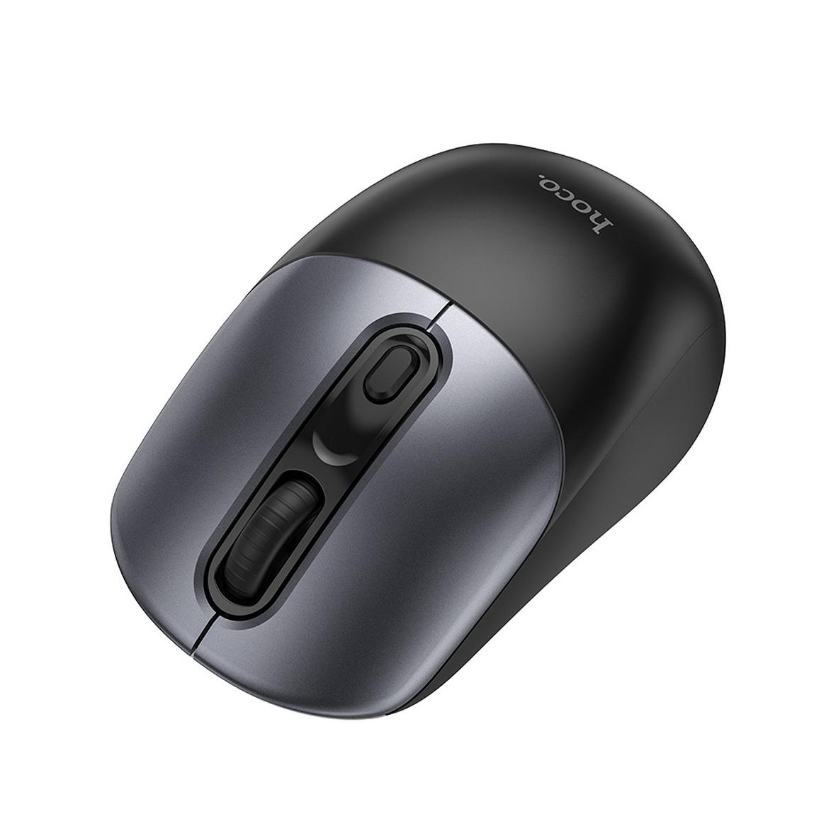 Myszka bezprzewodowa Hoco 2.4G 1600 dpi GM28 czarno szara