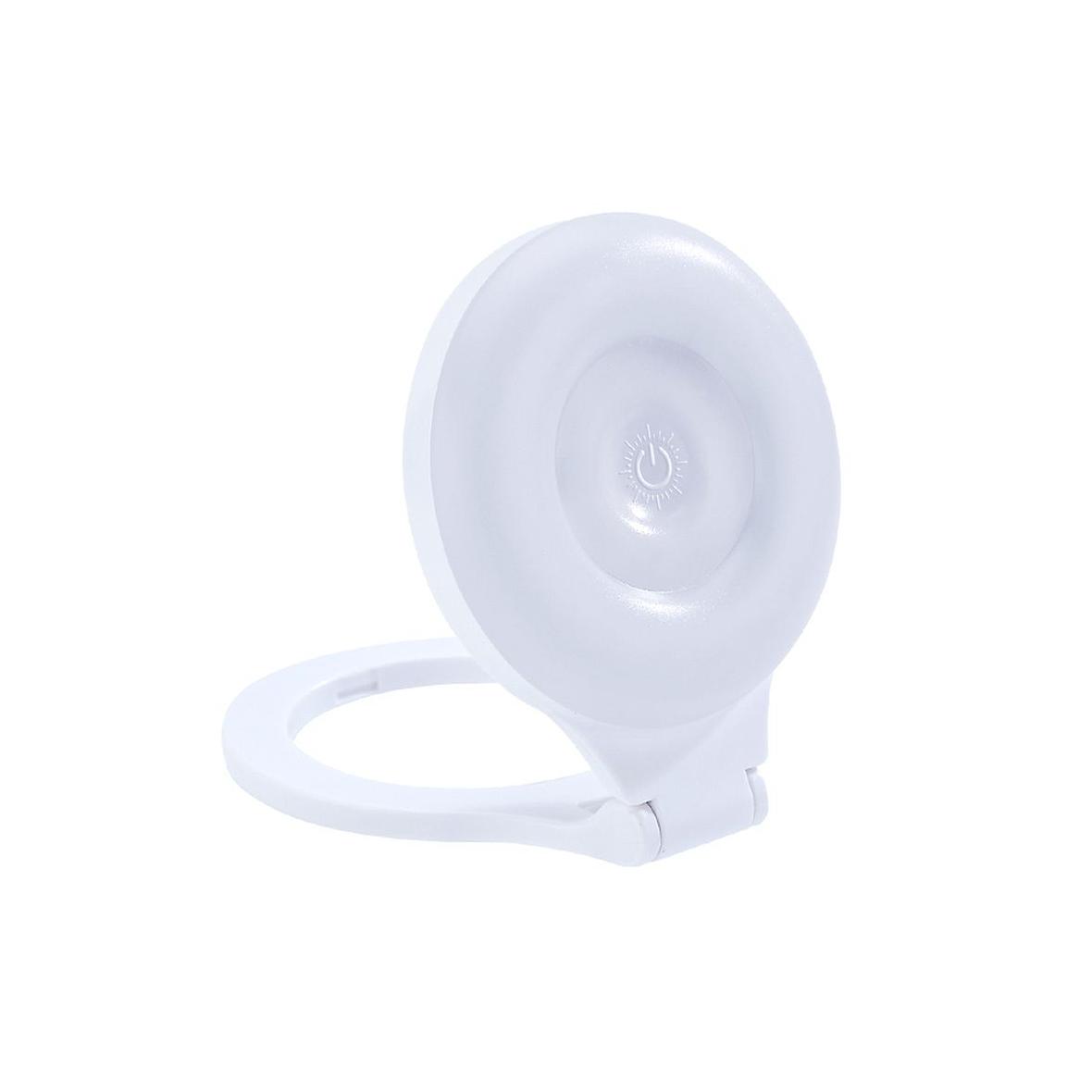 Mini podstawka magnetyczna do telefonu z lampką kompatybilna z MagSafe biała