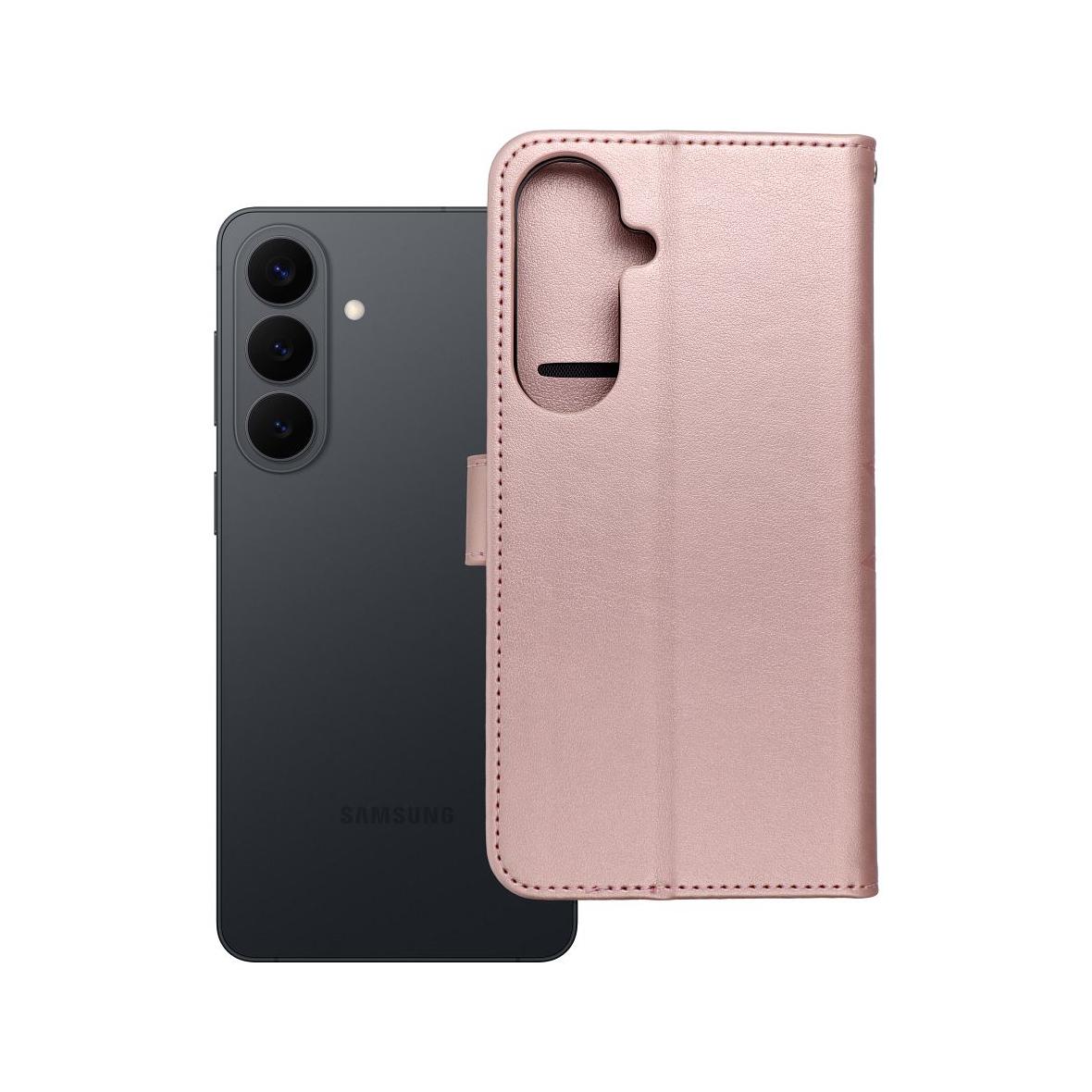 Etui z klapką na Samsung S26 PLUS Mezzo Book mandala złoto-różowe