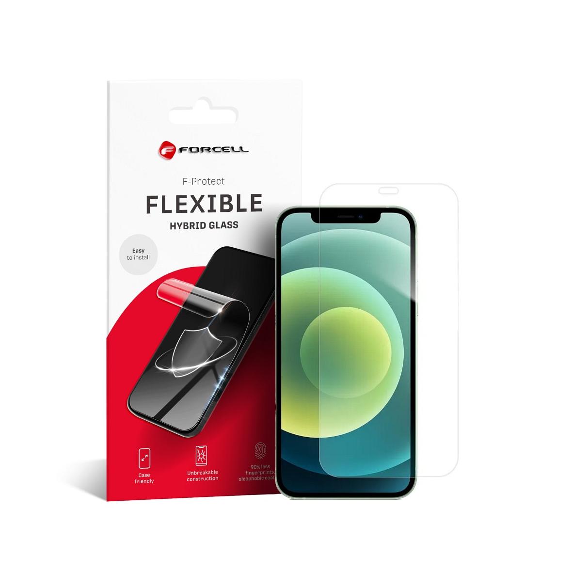 Szkło hybrydowe do iPhone 12 MINI Forcell Flexible Nano Glass