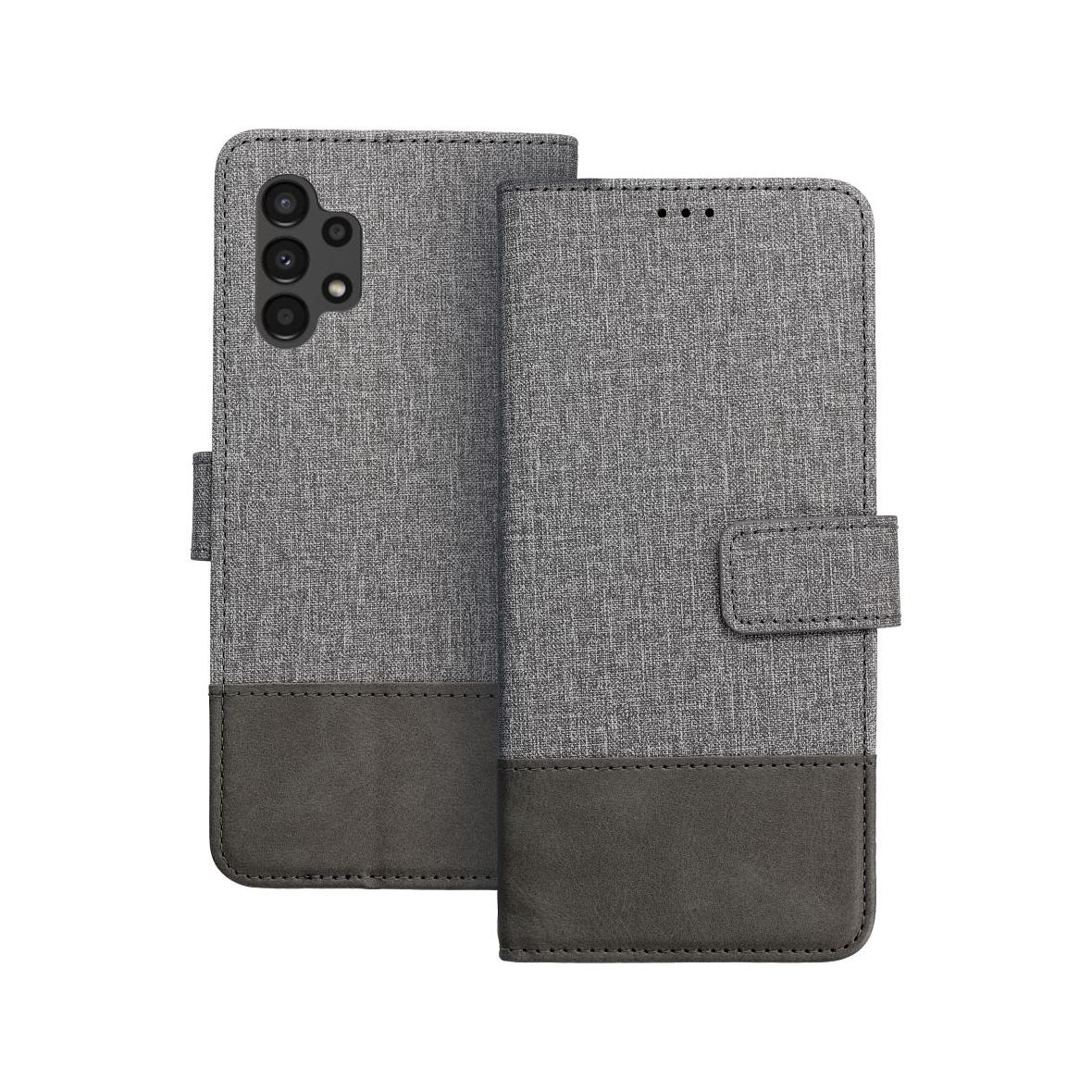 Etui z klapką na Samsung A13 4G Gomma Book szare