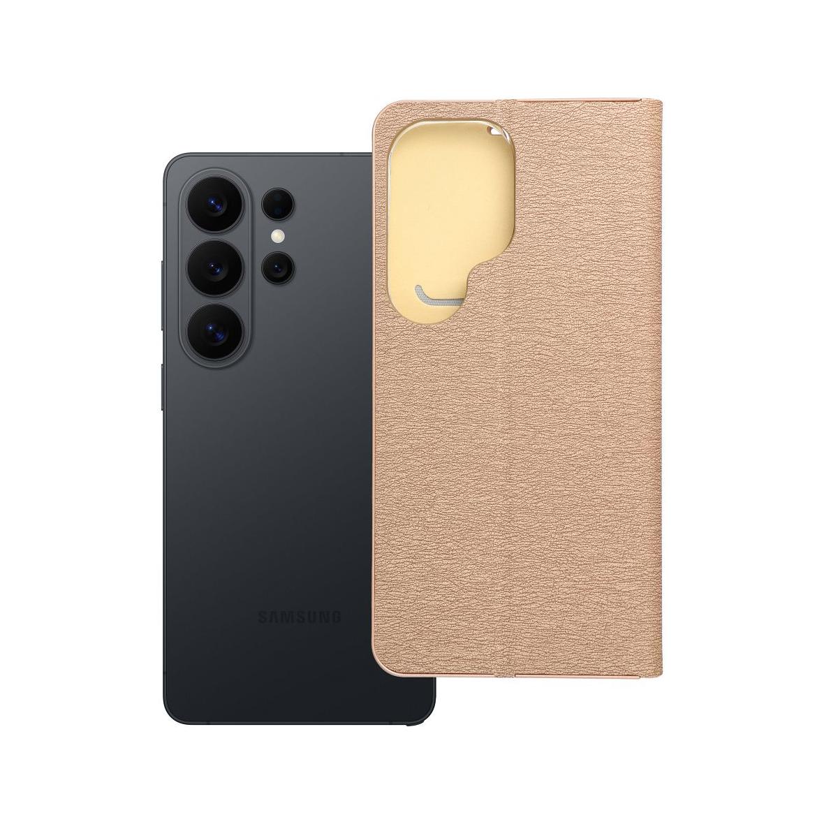 Etui z klapką na Samsung S26 ULTRA Luna Book Gold złote