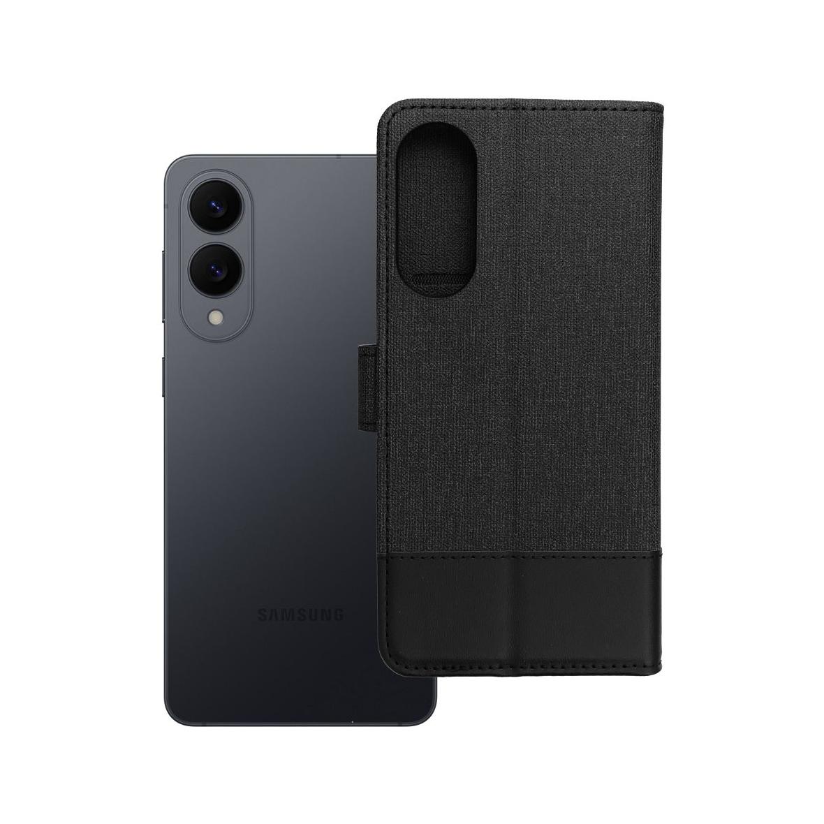 Etui z klapką na Samsung S25 EDGE Gomma Book czarne