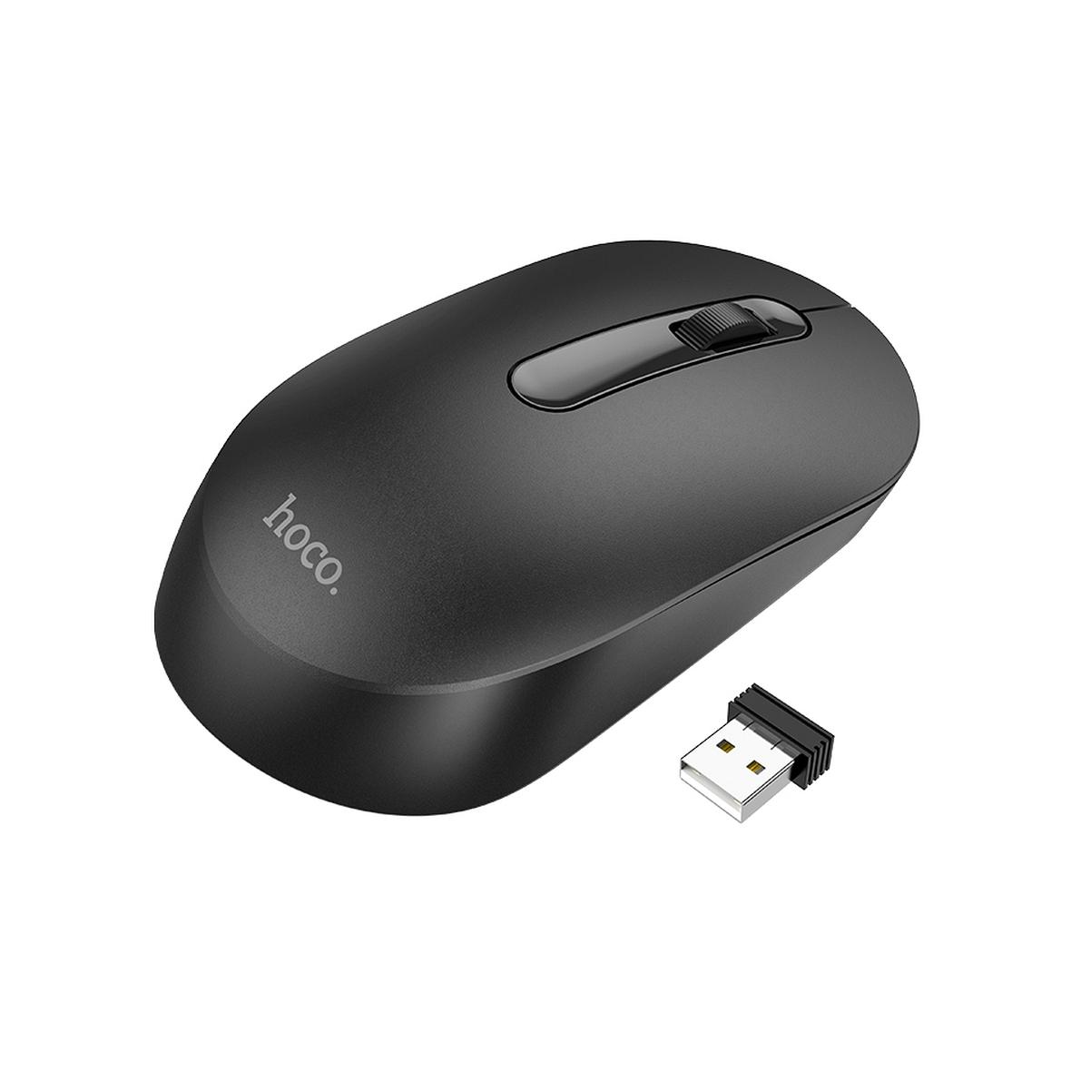 Myszka bezprzewodowa Hoco 2,4G 1200 dpi GM14 czarna