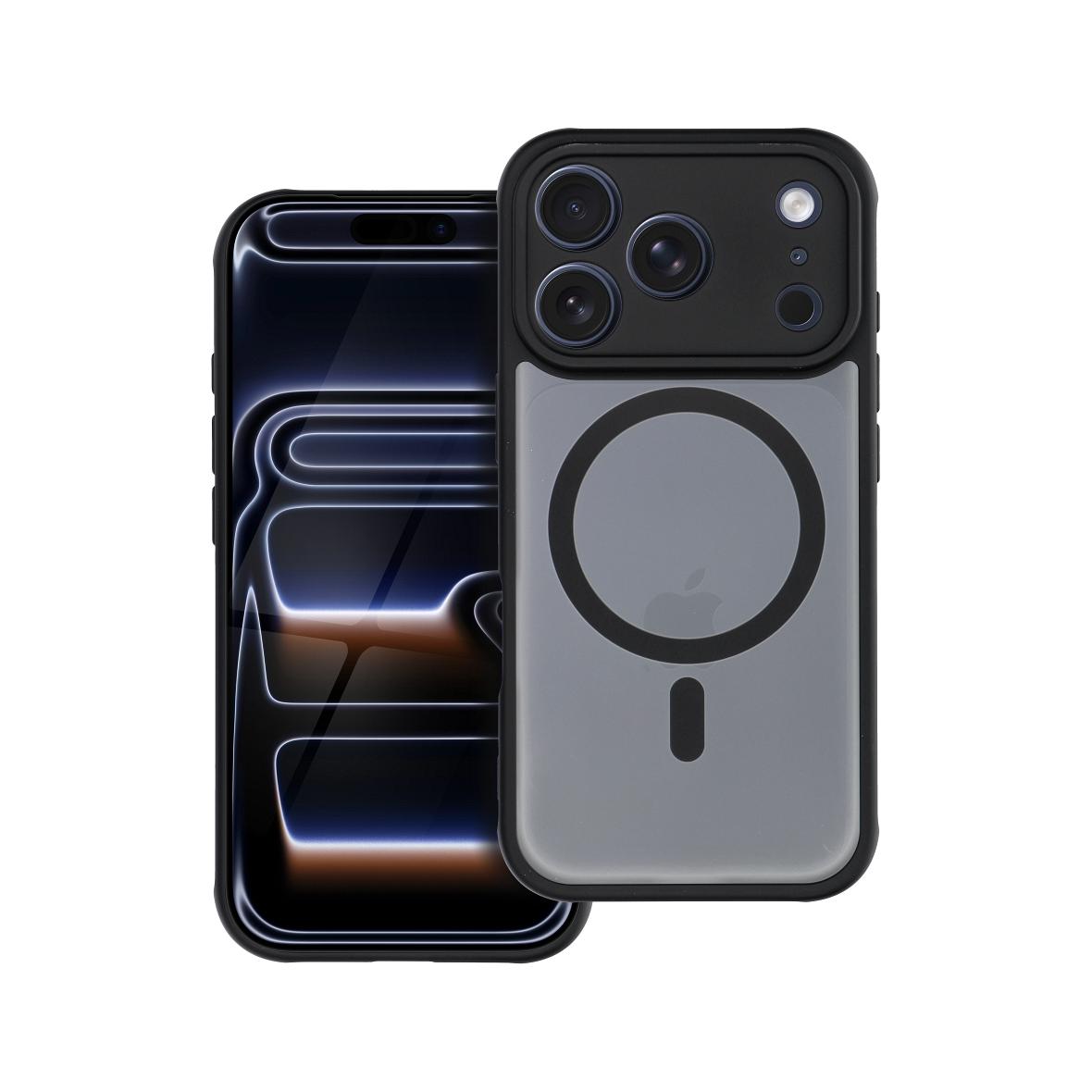 Futerał FULL MATTE MAG COVER kompatybilny z MagSafe do IPHONE 17 Pro (full ring) czarny