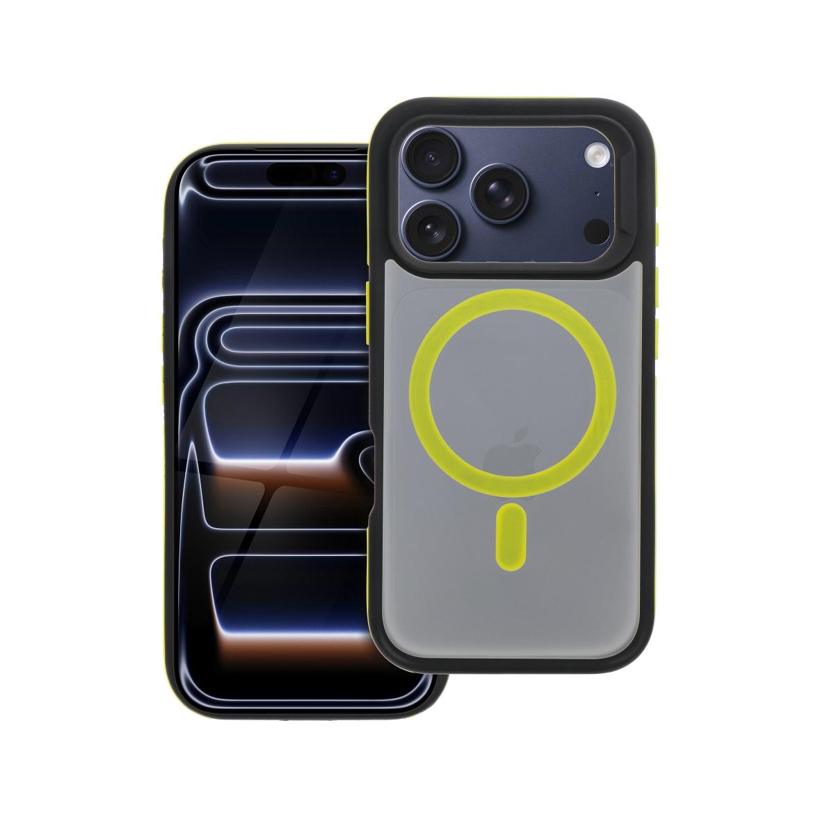 Futerał do iPhone 17 PRO Neo zgodny z MagSafe żółty