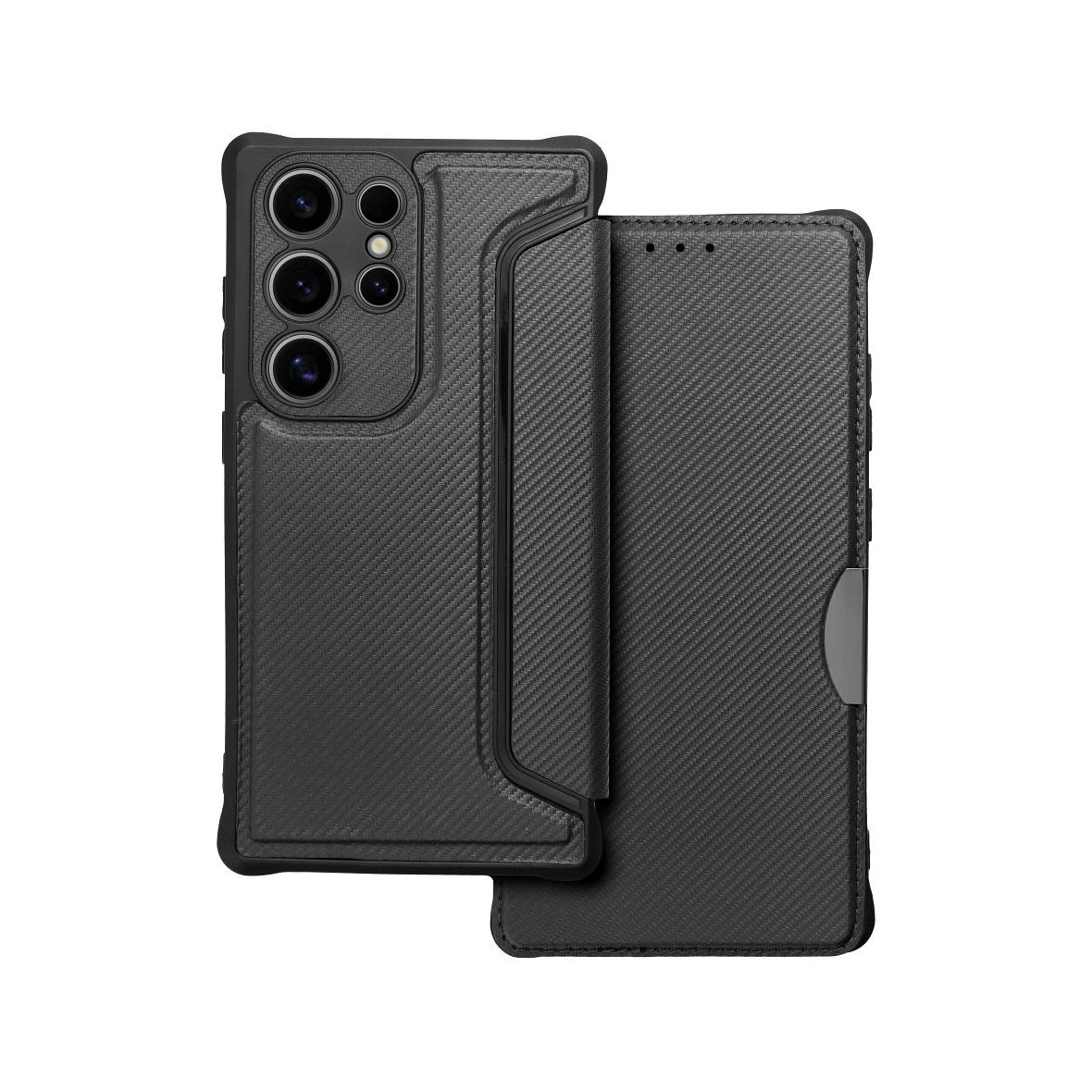 Etui z klapką na Samsung S24 ULTRA Razor Book czarne
