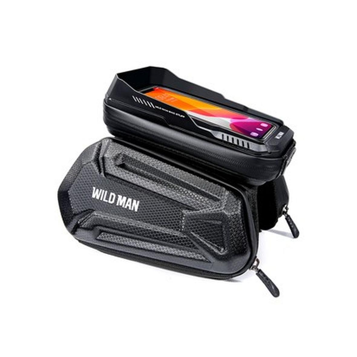 WILDMAN sakwa rowerowa na ramę na zamek 1,2L (4" - 7") XT6 czarna