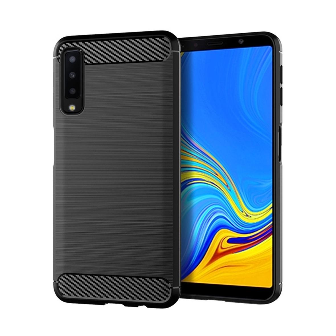 Futerał do Samsung A7 2018 ( A750 ) Carbon czarny