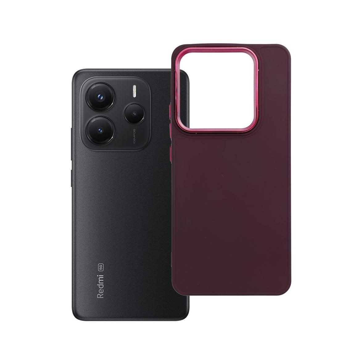 Futerał do Xiaomi Redmi Note 14 5G Frame fioletowy