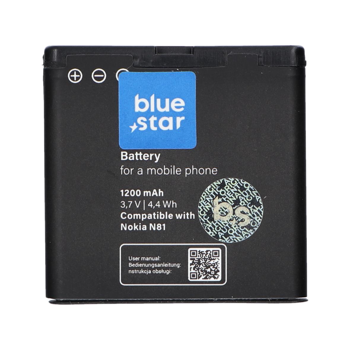 Bateria do Nokia E51 / N81 / N81 8GB / N82 / N86 1200 mAh Blue Star Premium