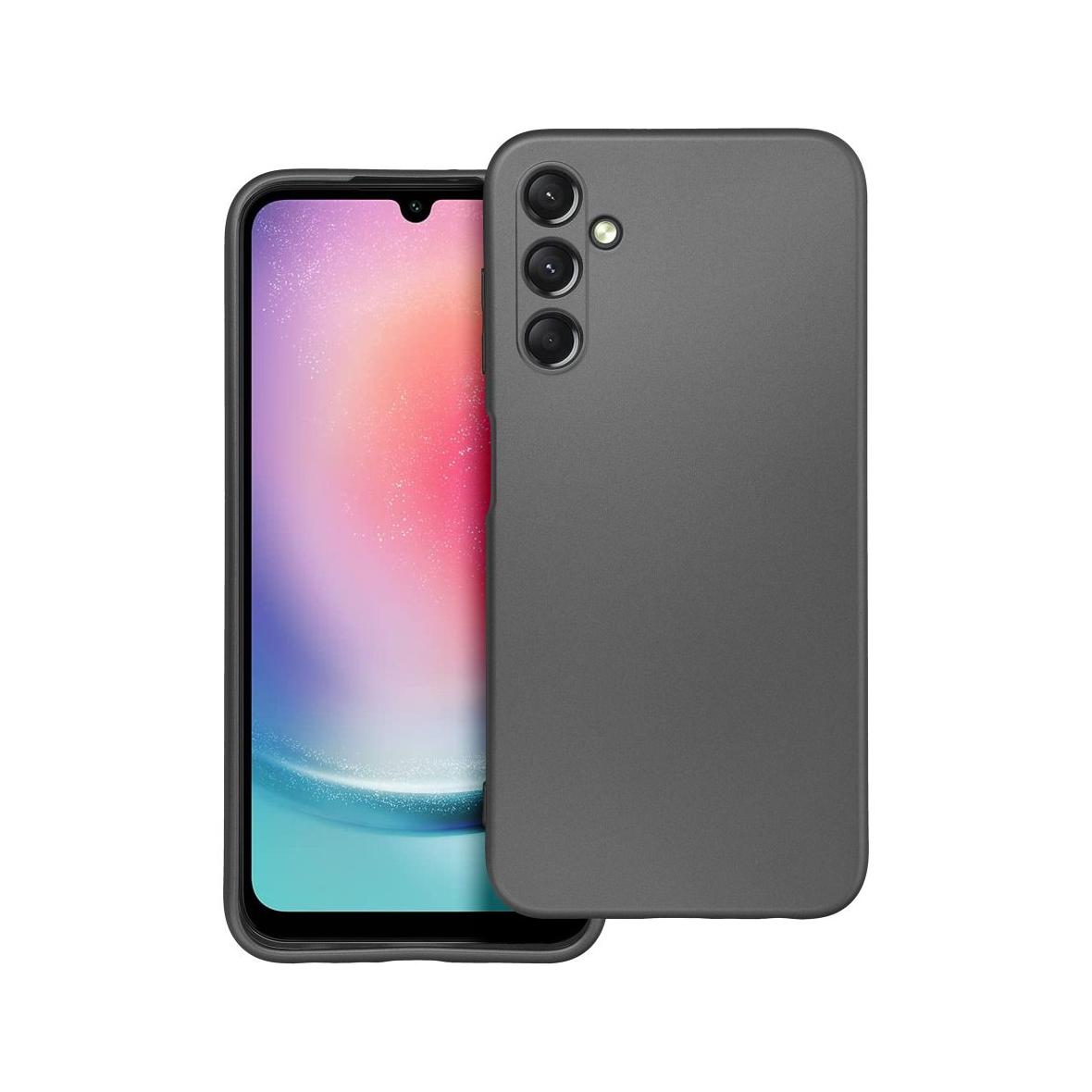 Futerał do Samsung A25 5G Metallic szary