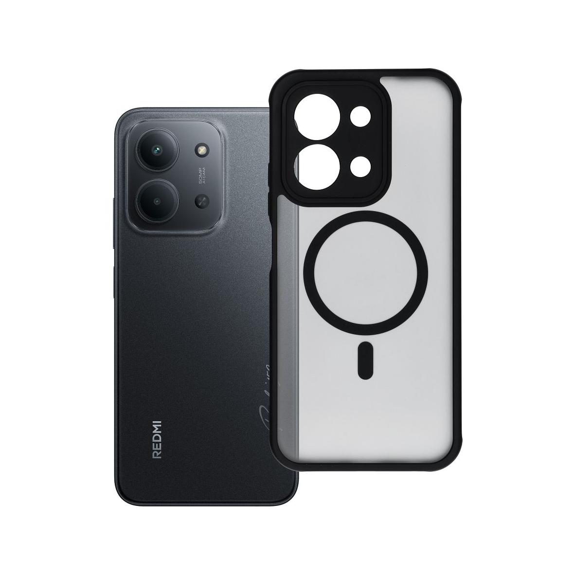 Futerał do Xiaomi Redmi 15C (173,16 x 81,07 x 8,2) Full Matte Mag Cover zgodny z MagSafe czarny